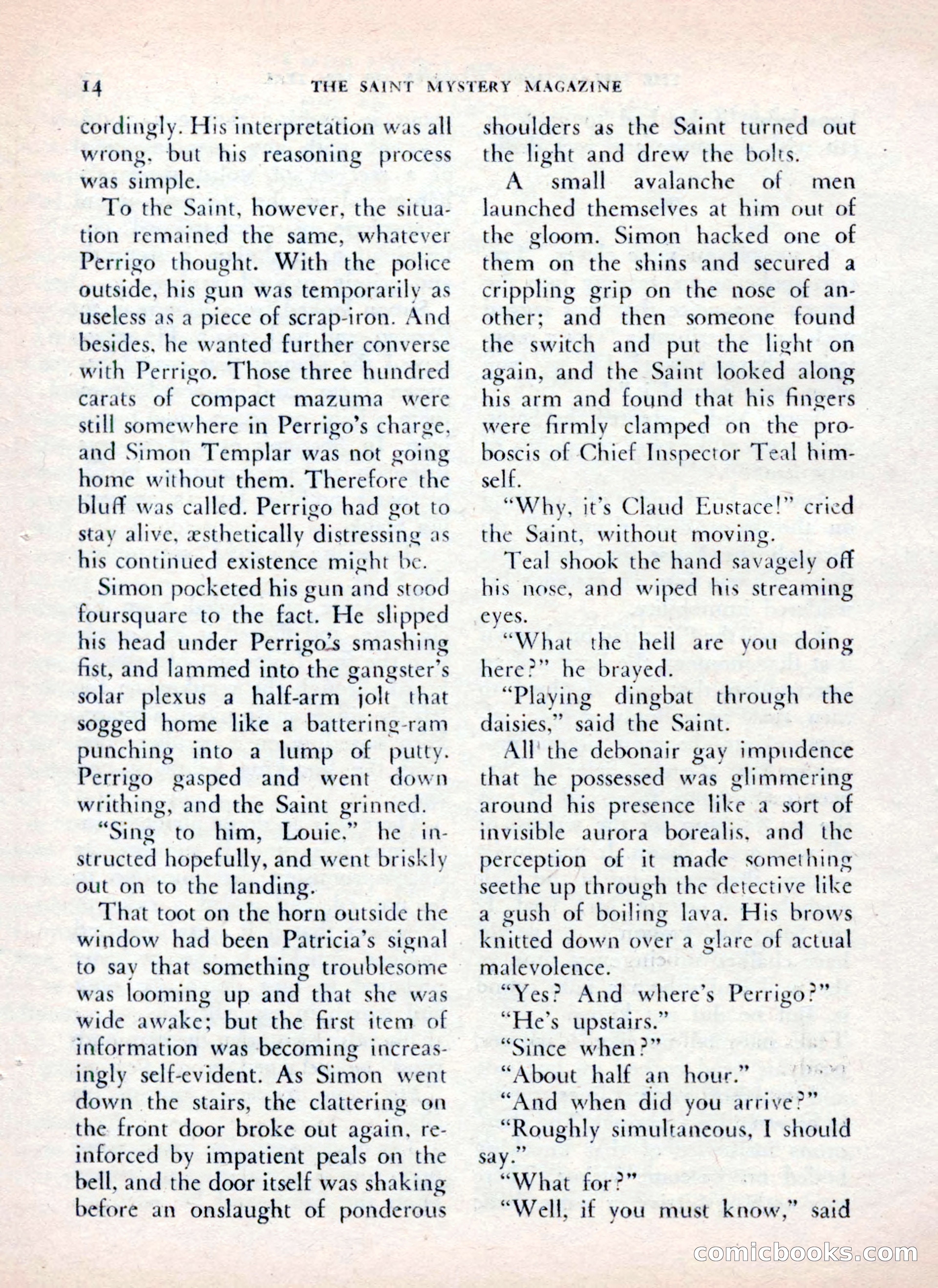 The Saint Mystery Magazine — page 16 of 132
