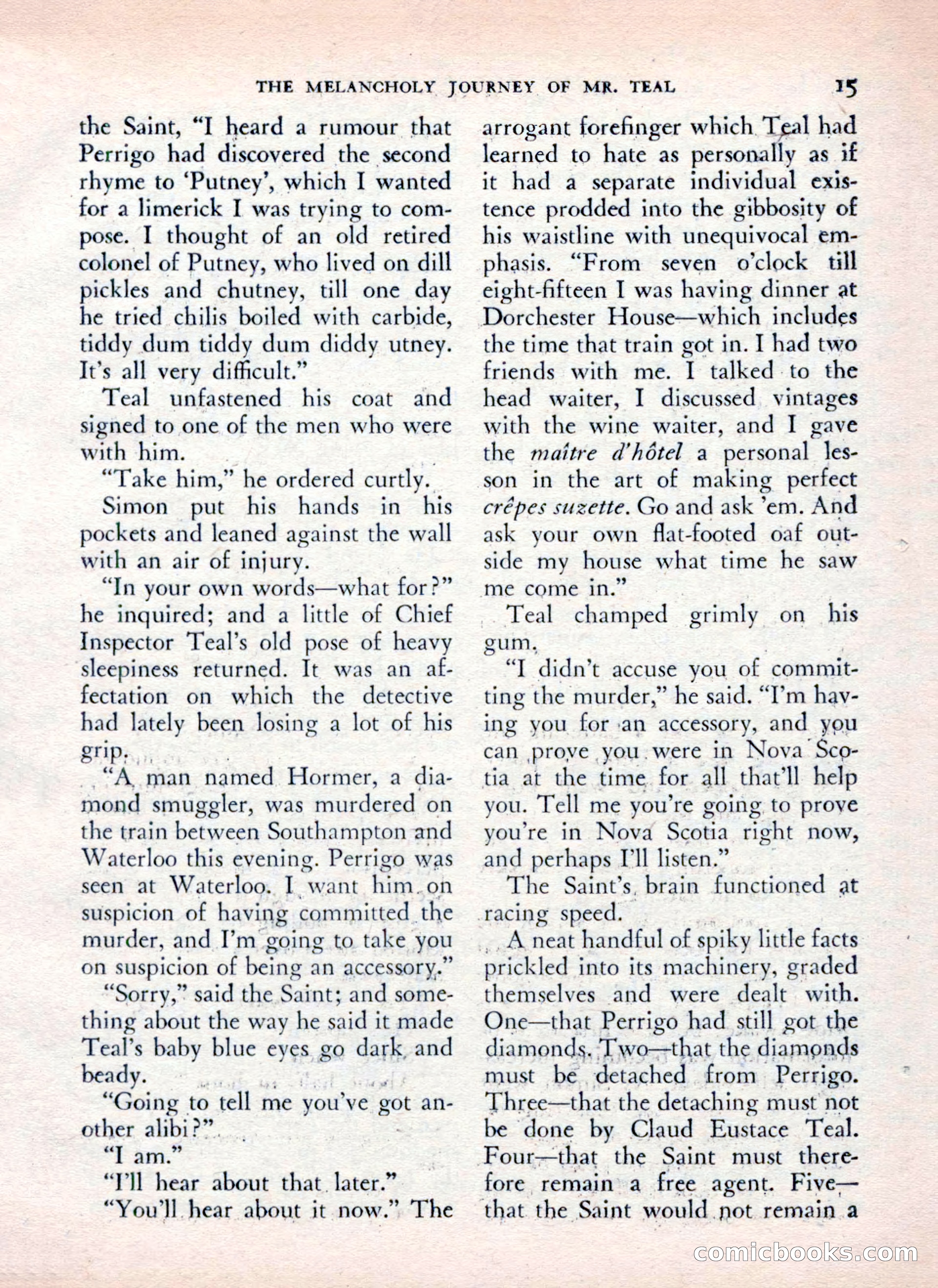The Saint Mystery Magazine — page 17 of 132