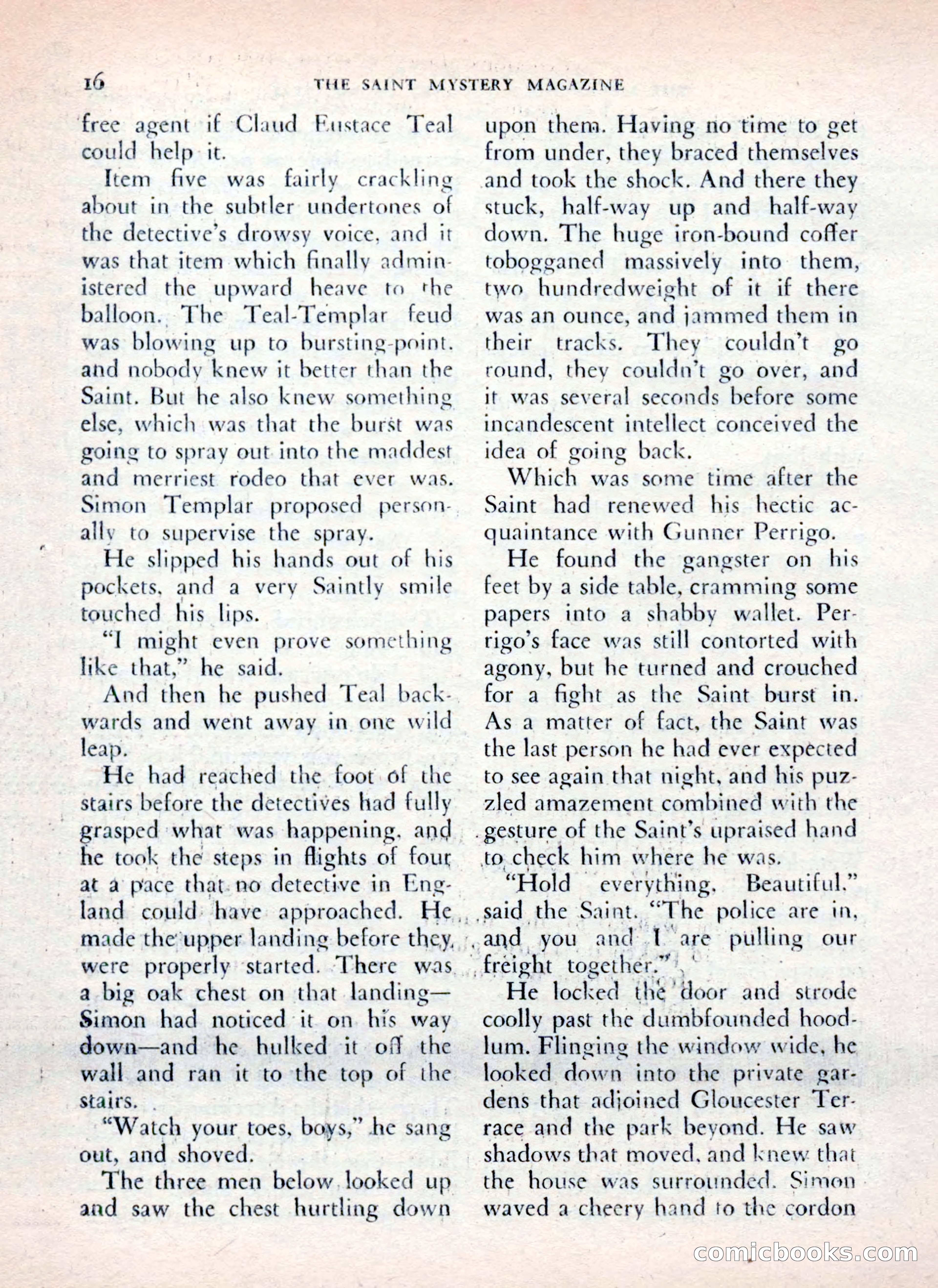 The Saint Mystery Magazine — page 18 of 132