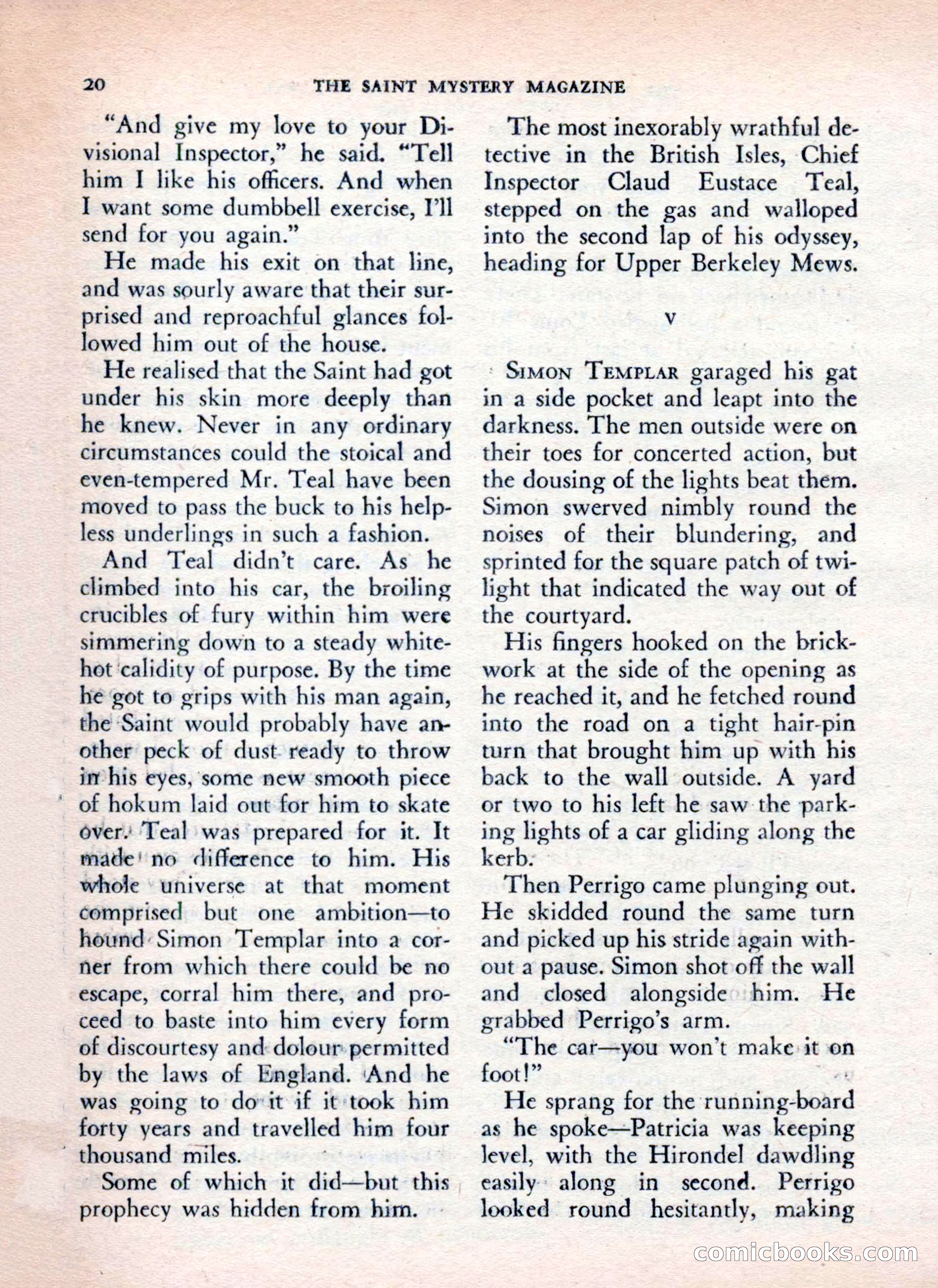 The Saint Mystery Magazine — page 22 of 132