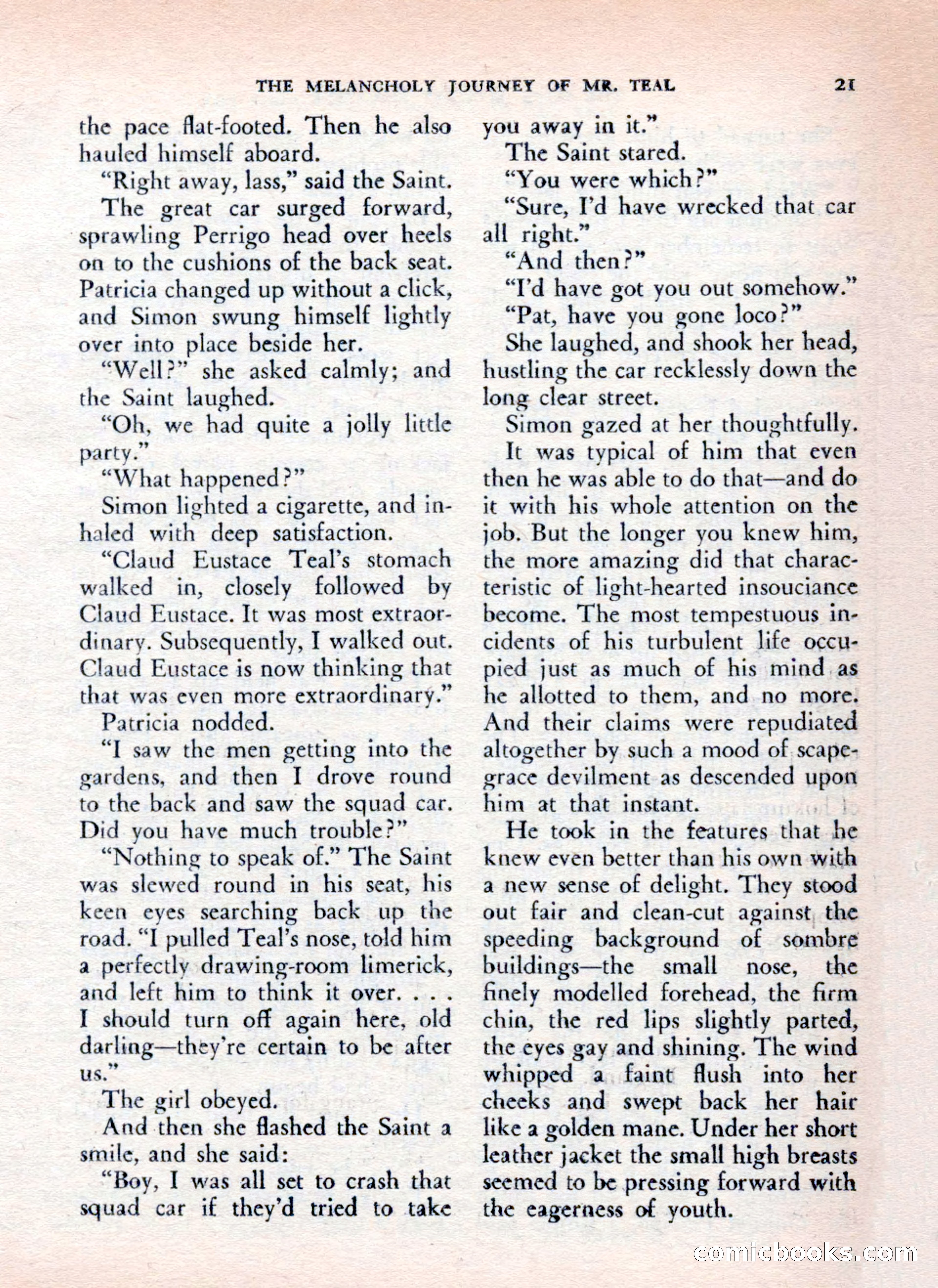 The Saint Mystery Magazine — page 23 of 132