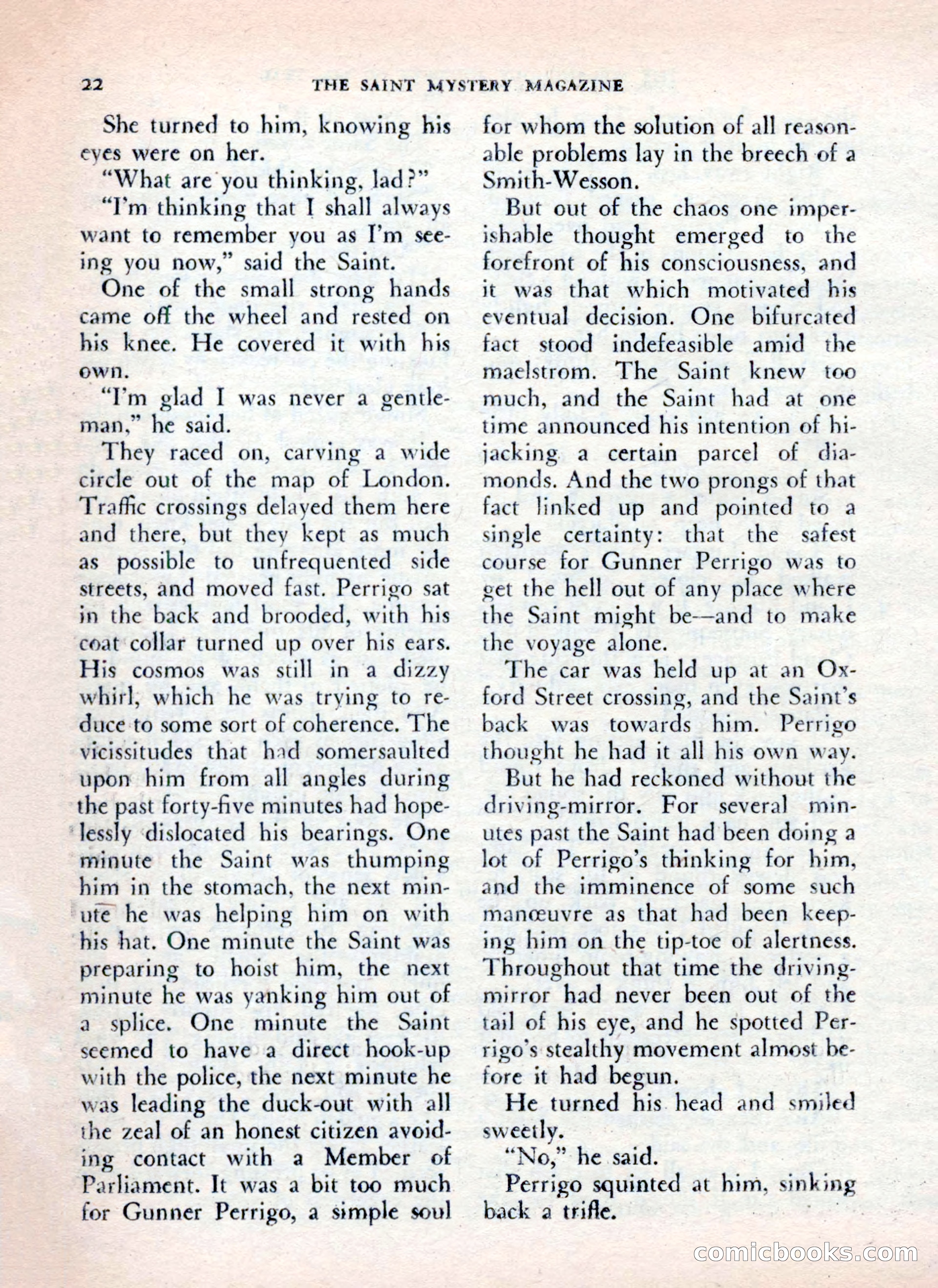 The Saint Mystery Magazine — page 24 of 132