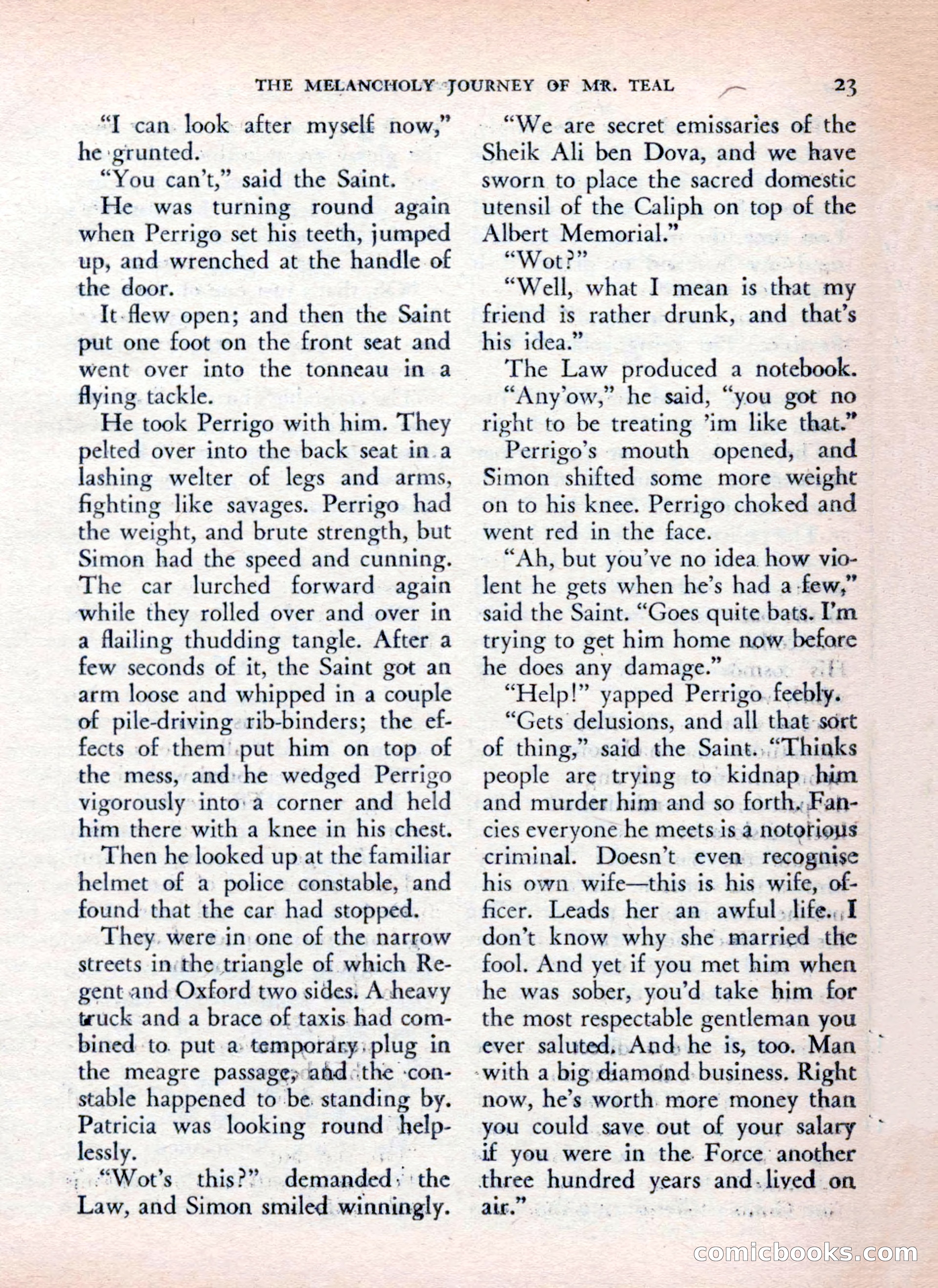 The Saint Mystery Magazine — page 25 of 132
