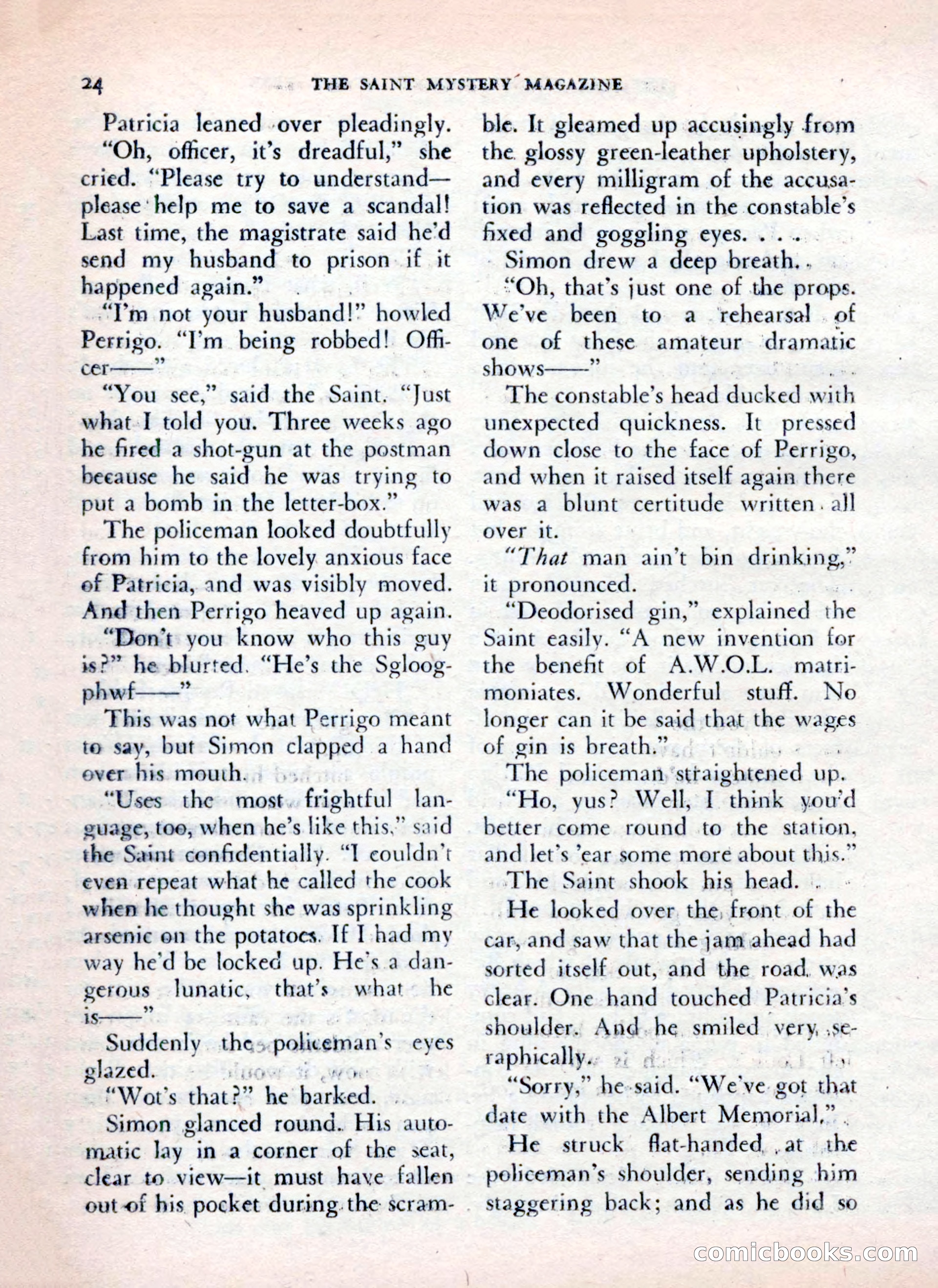 The Saint Mystery Magazine — page 26 of 132