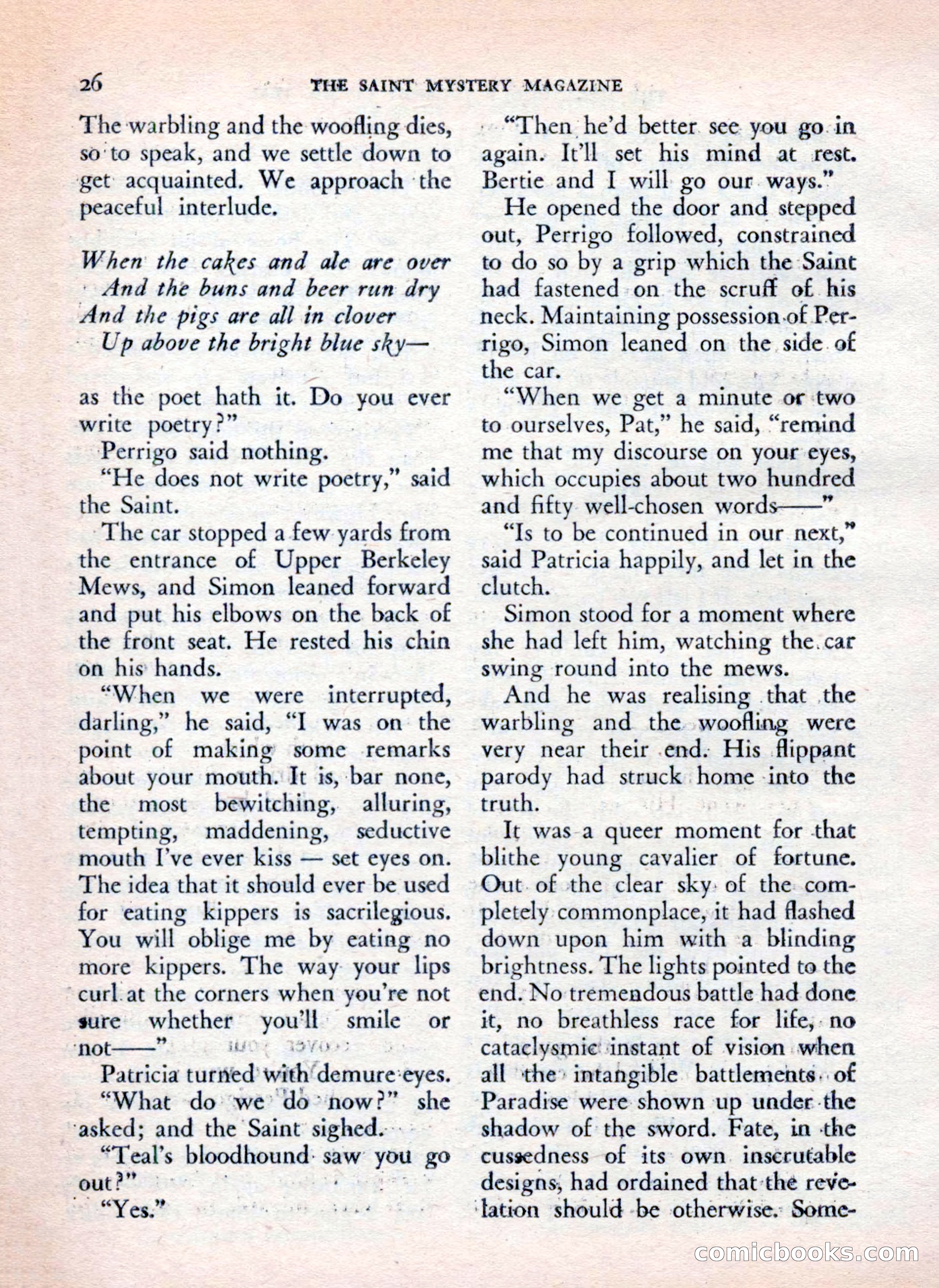 The Saint Mystery Magazine — page 28 of 132