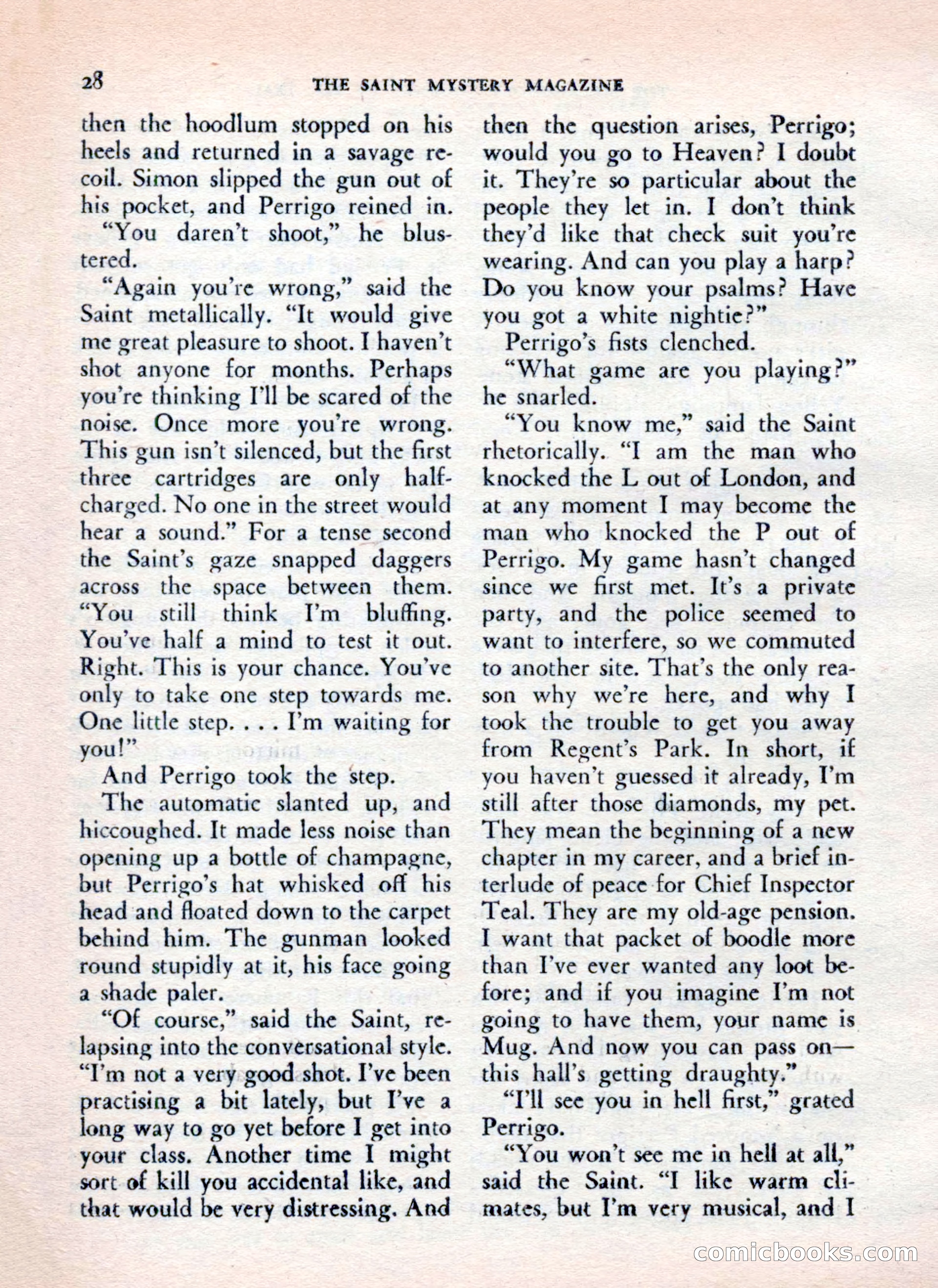 The Saint Mystery Magazine — page 30 of 132