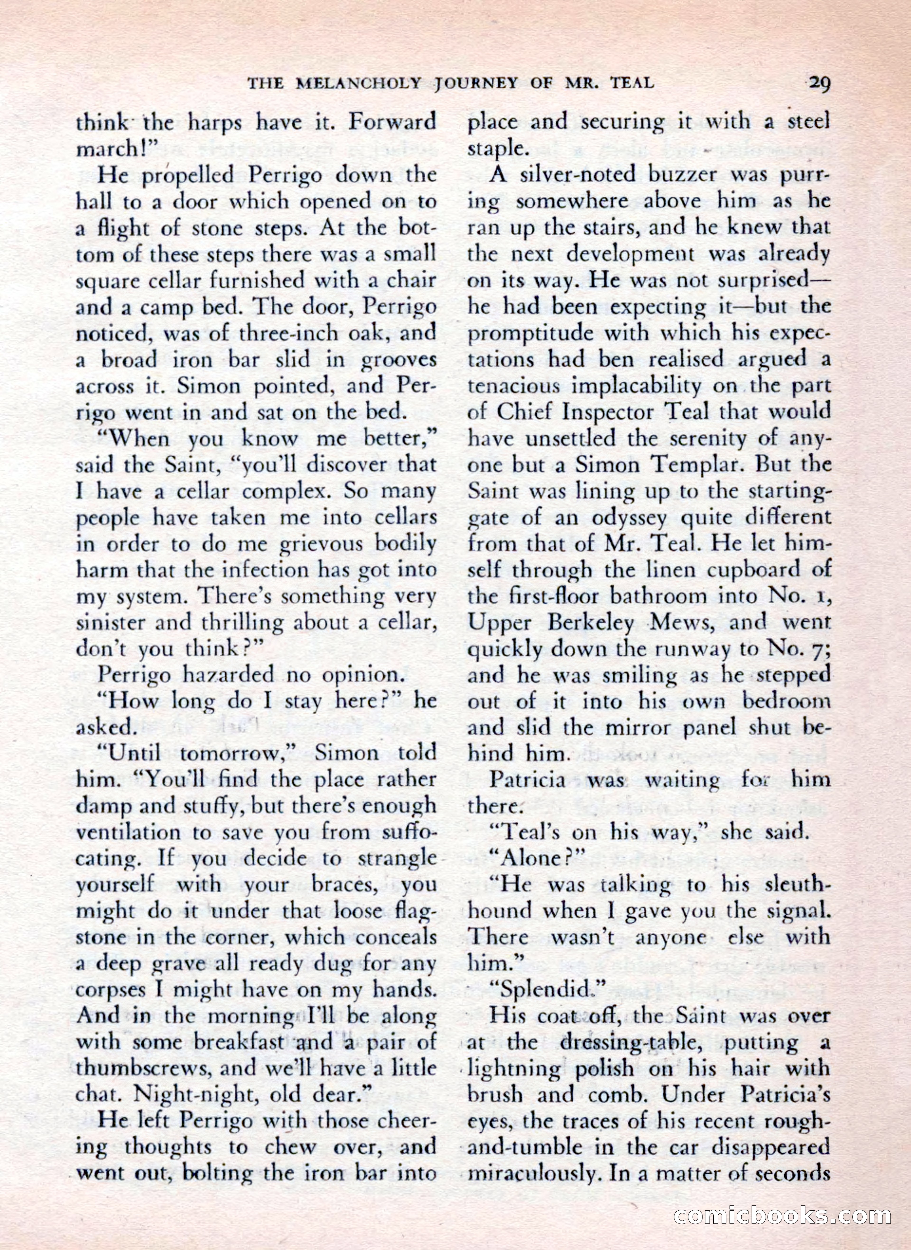 The Saint Mystery Magazine — page 31 of 132