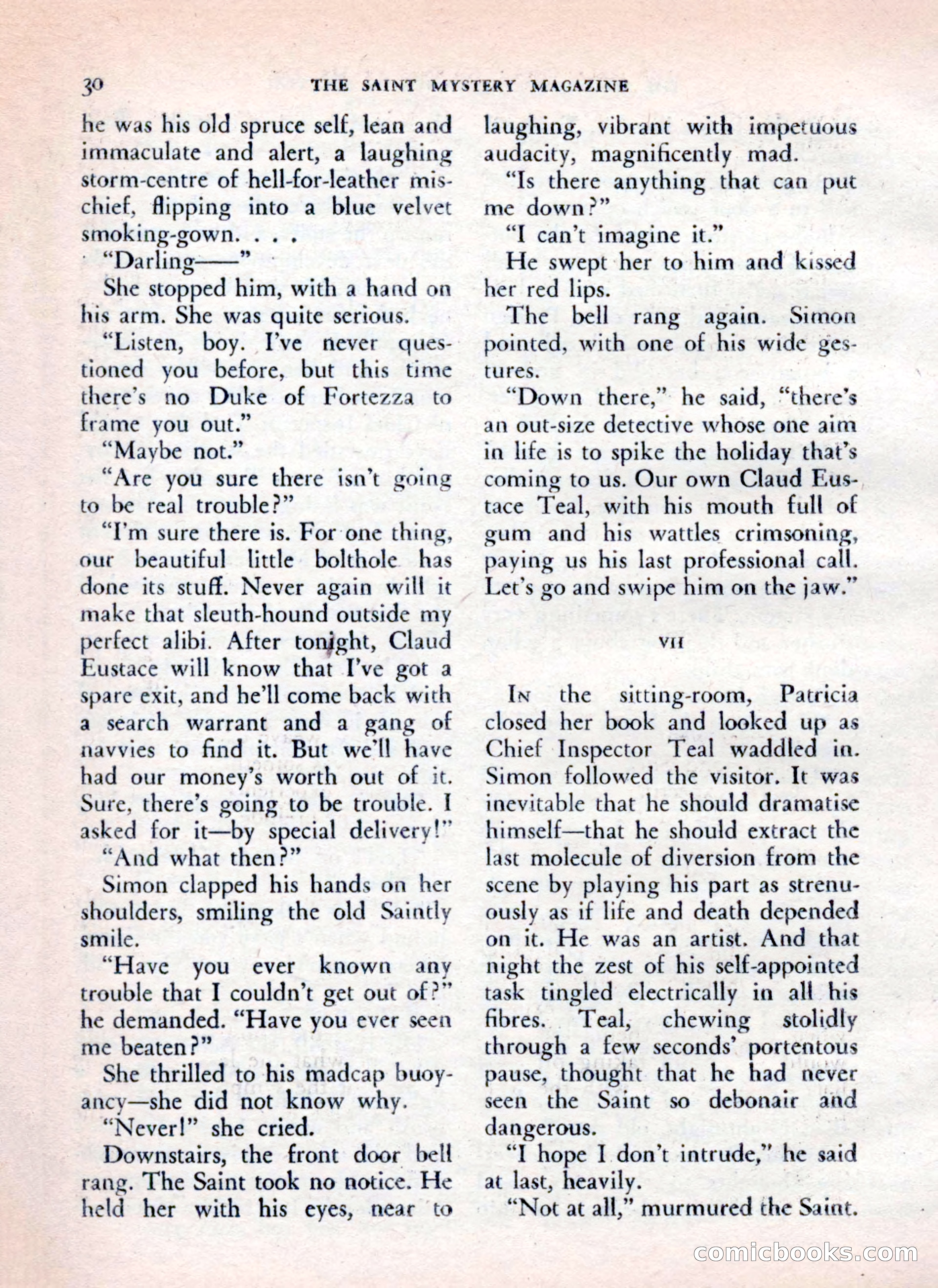 The Saint Mystery Magazine — page 32 of 132