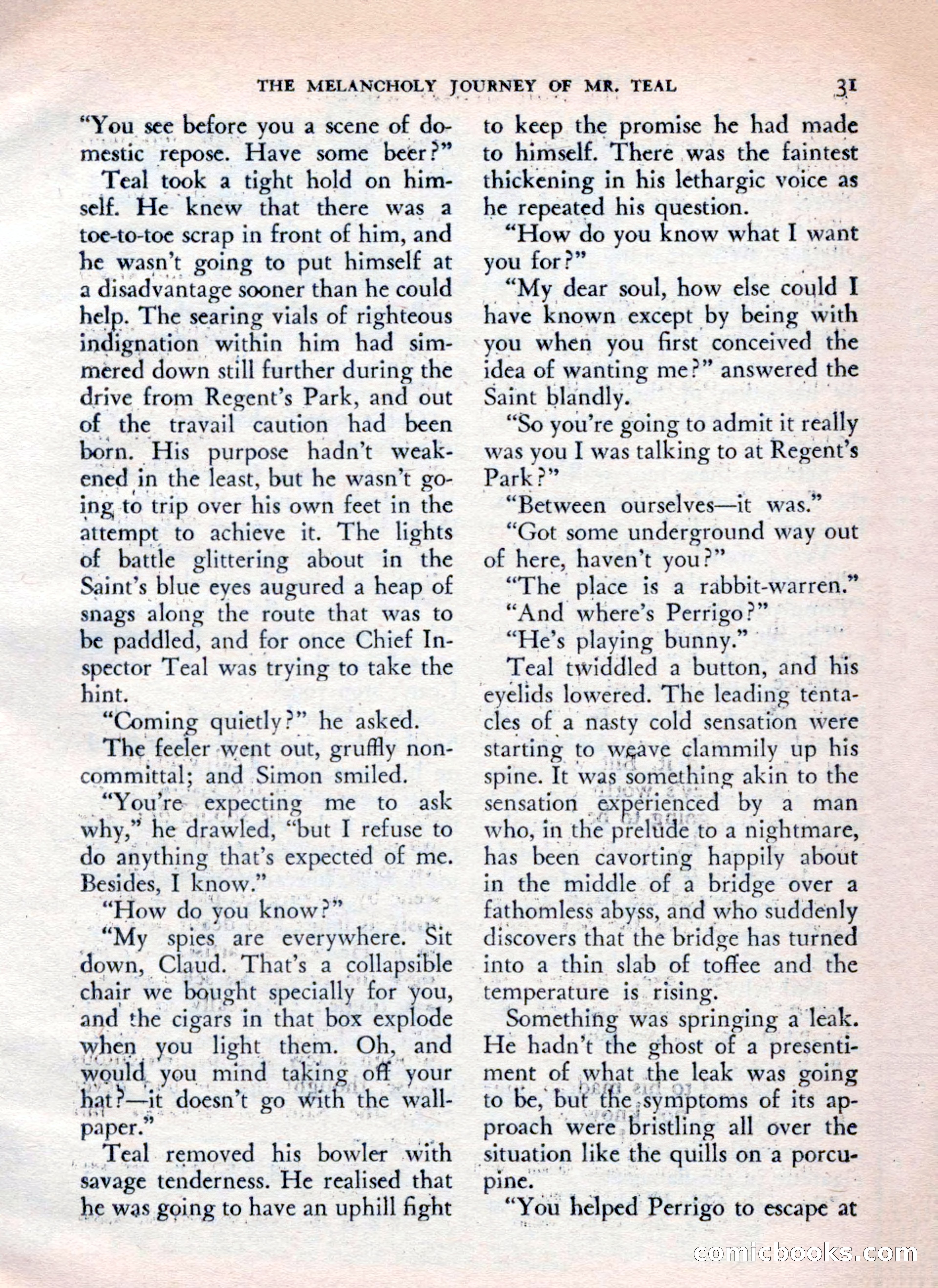The Saint Mystery Magazine — page 33 of 132
