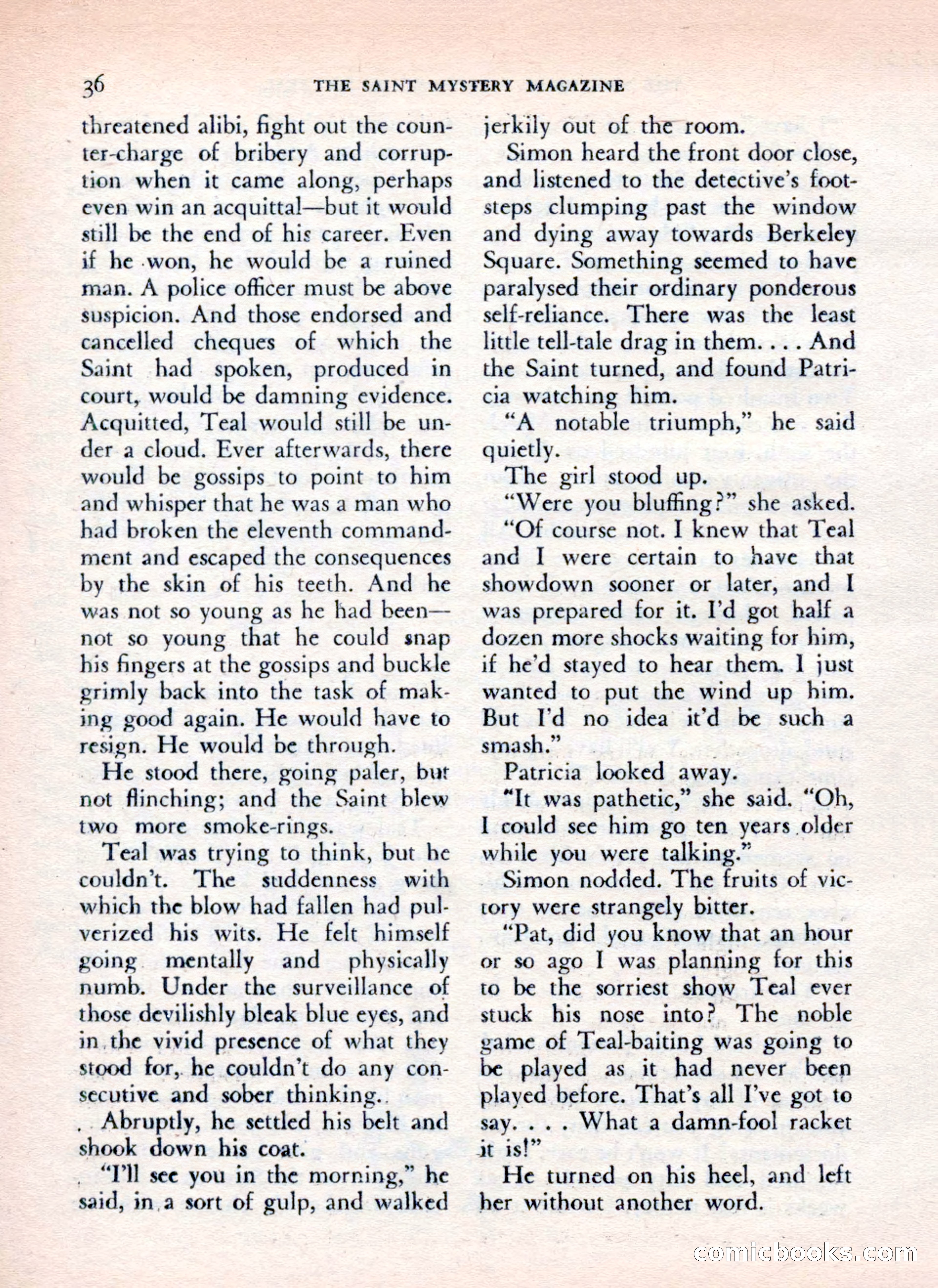 The Saint Mystery Magazine — page 38 of 132