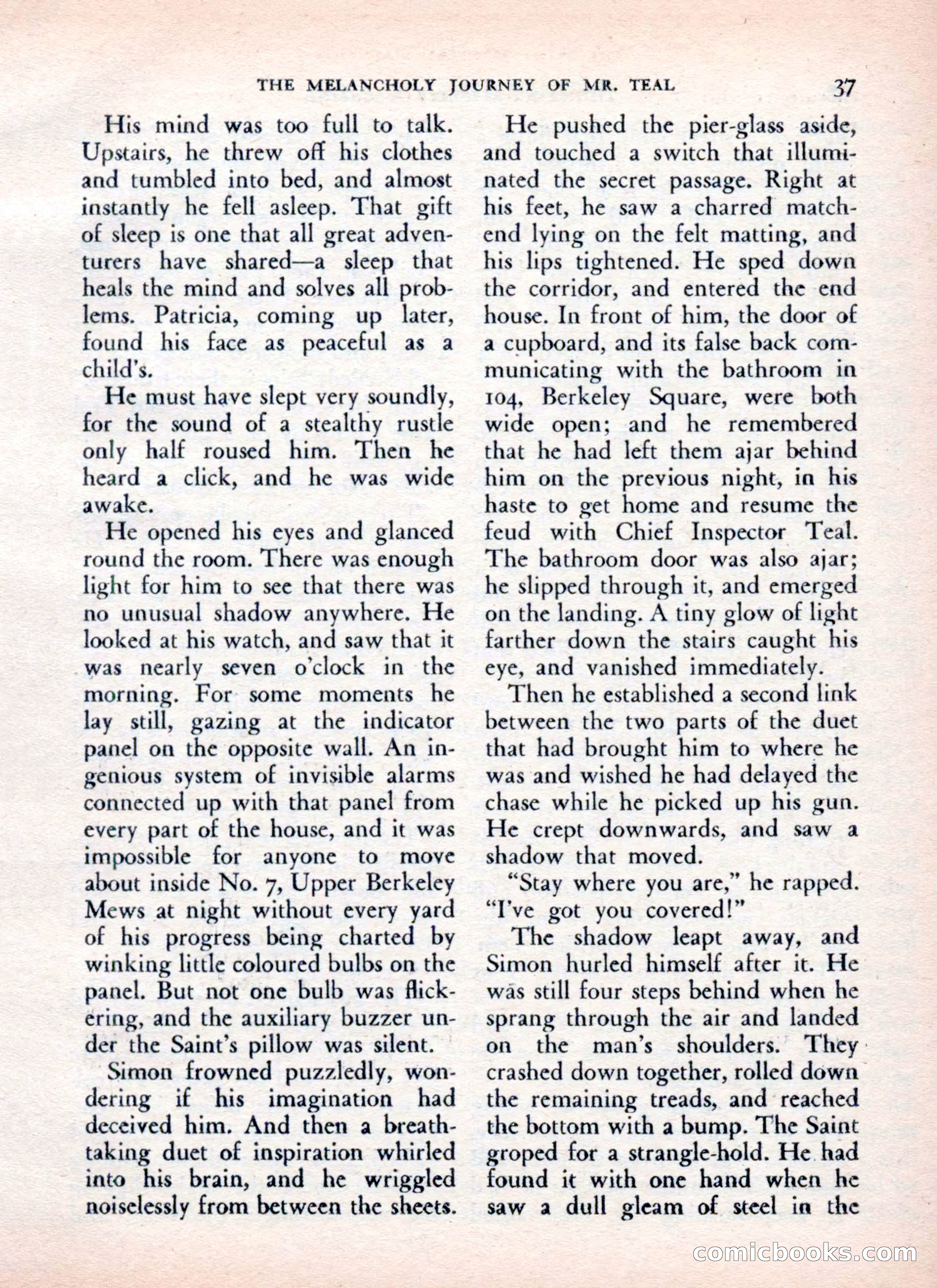 The Saint Mystery Magazine — page 39 of 132