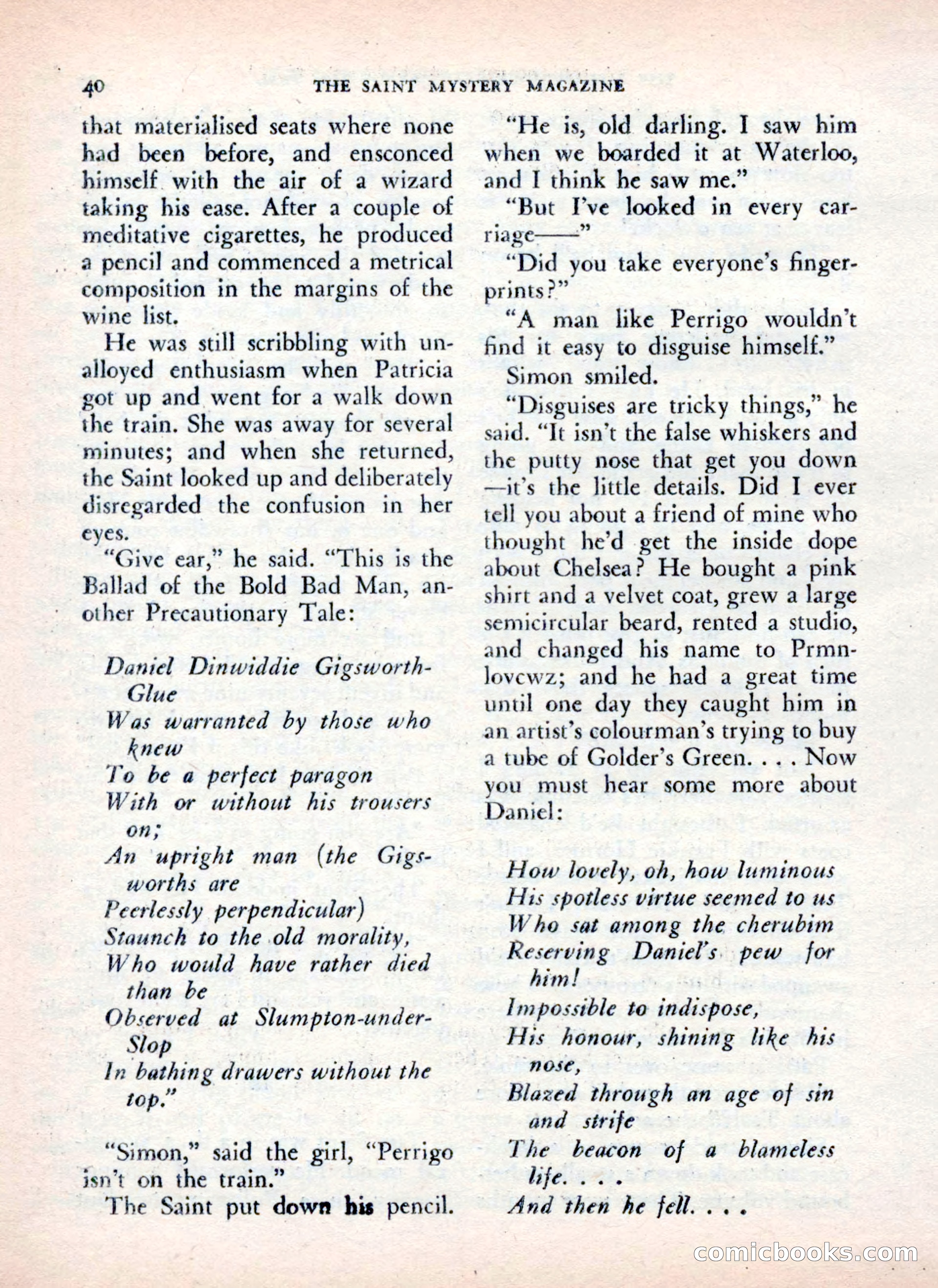 The Saint Mystery Magazine — page 42 of 132