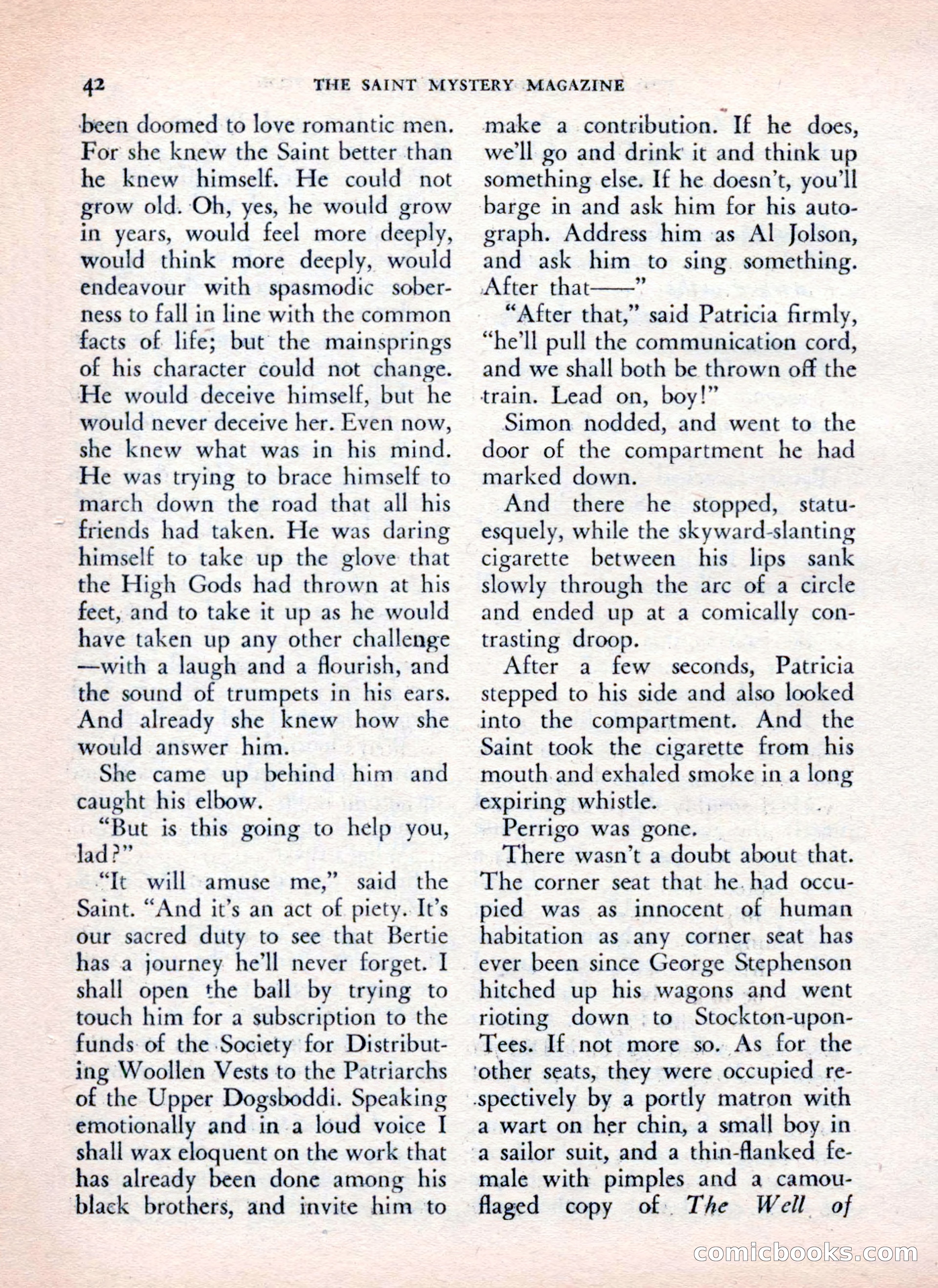 The Saint Mystery Magazine — page 44 of 132