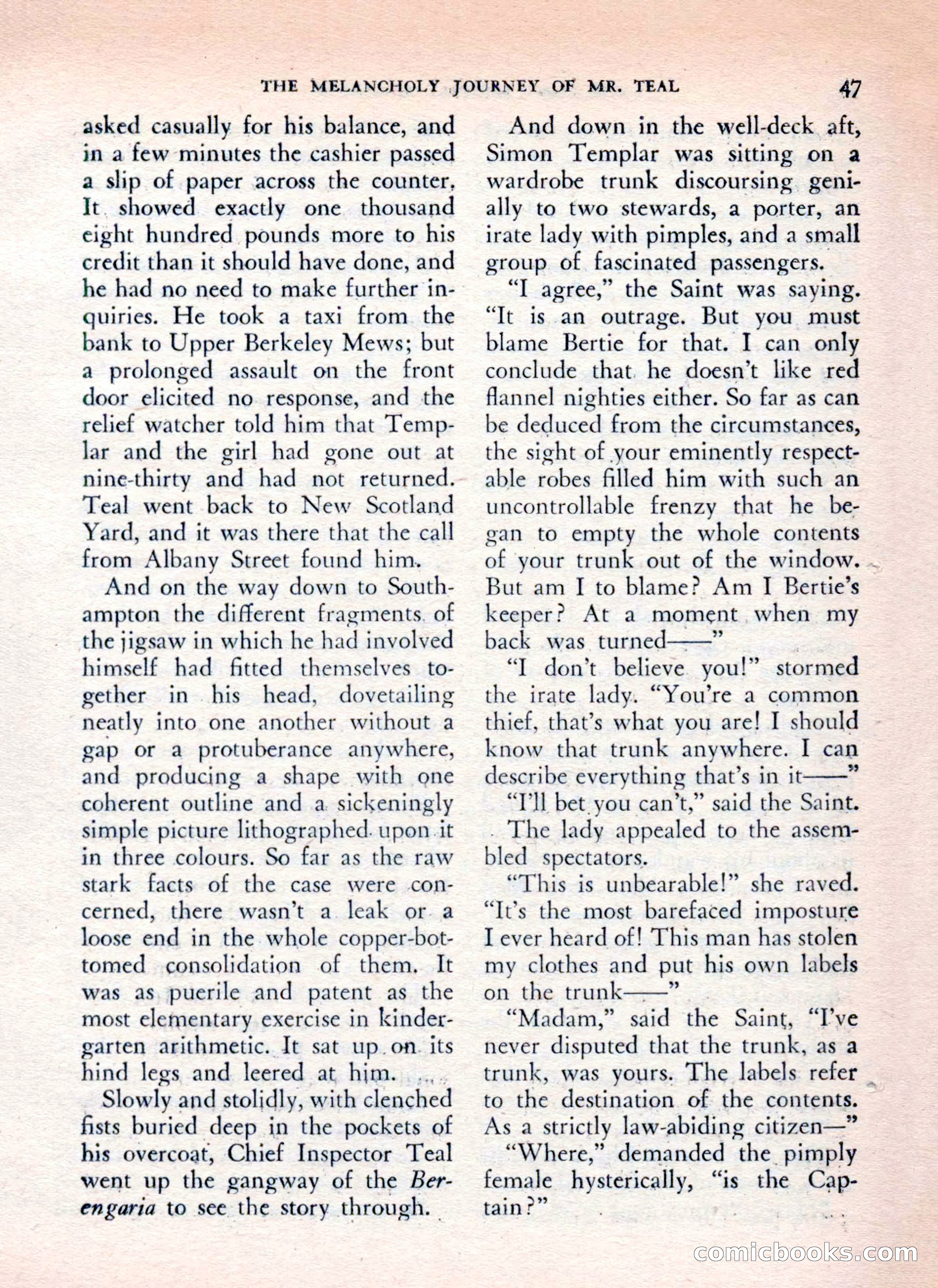 The Saint Mystery Magazine — page 49 of 132