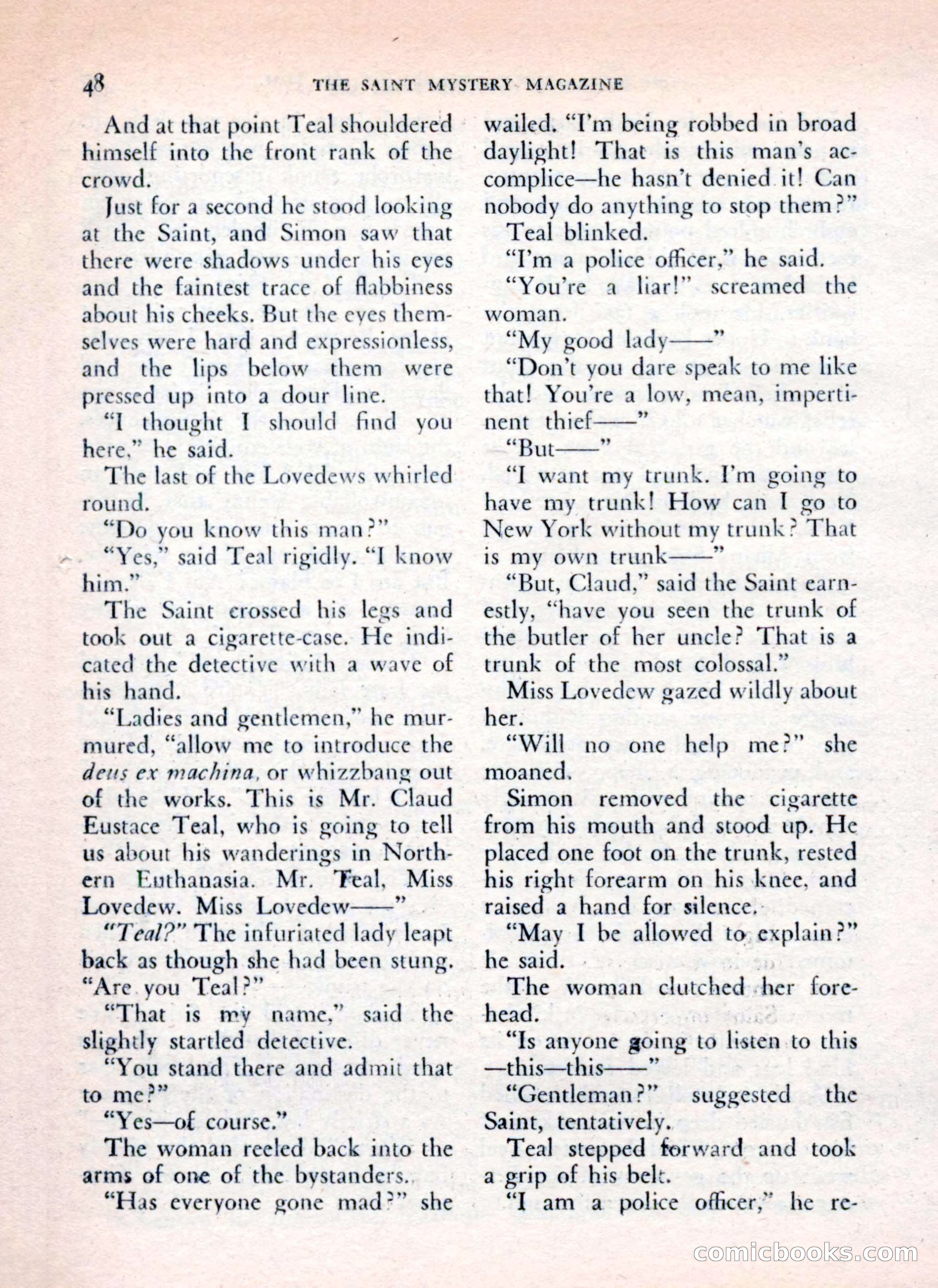 The Saint Mystery Magazine — page 50 of 132