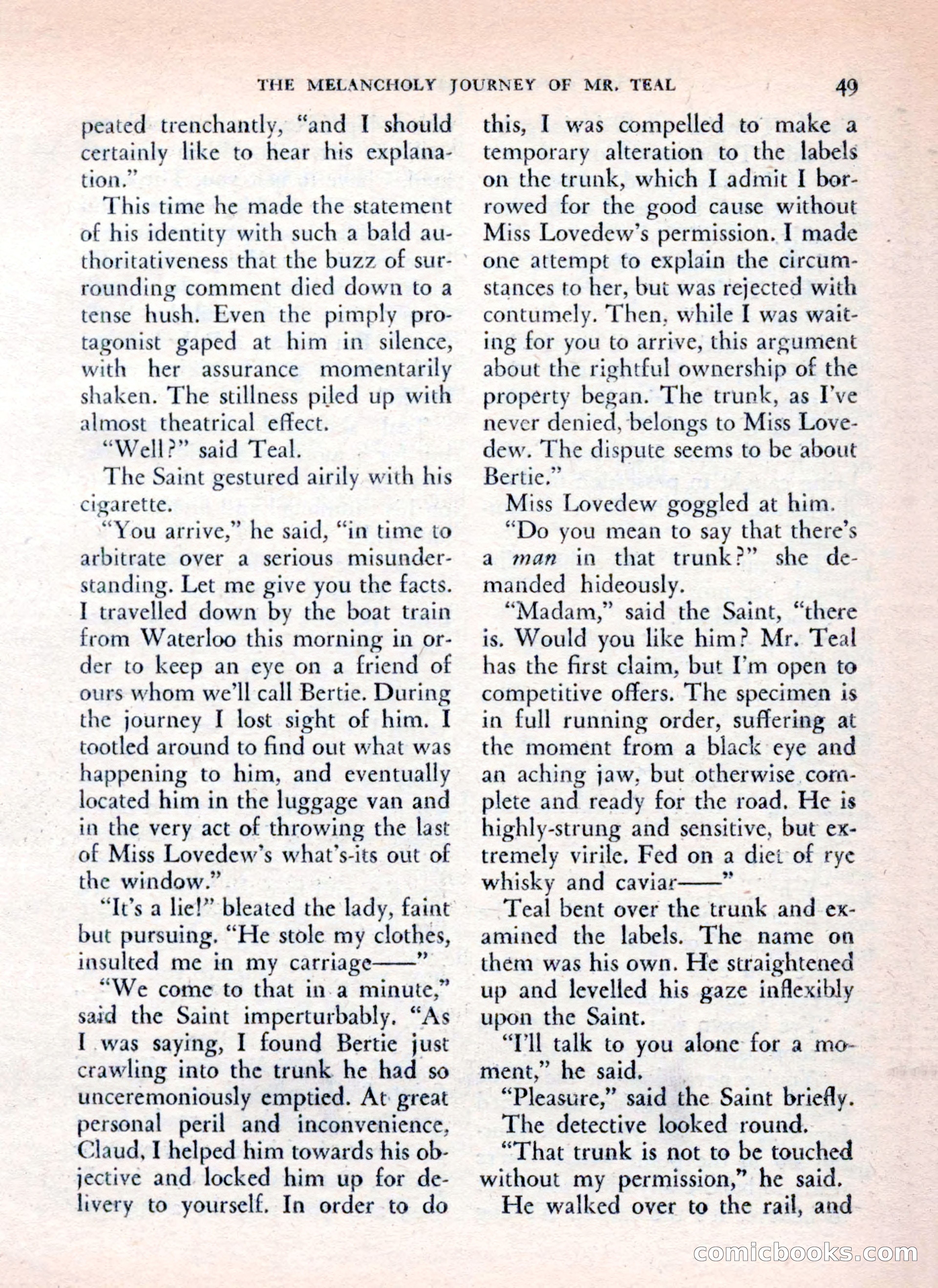 The Saint Mystery Magazine — page 51 of 132