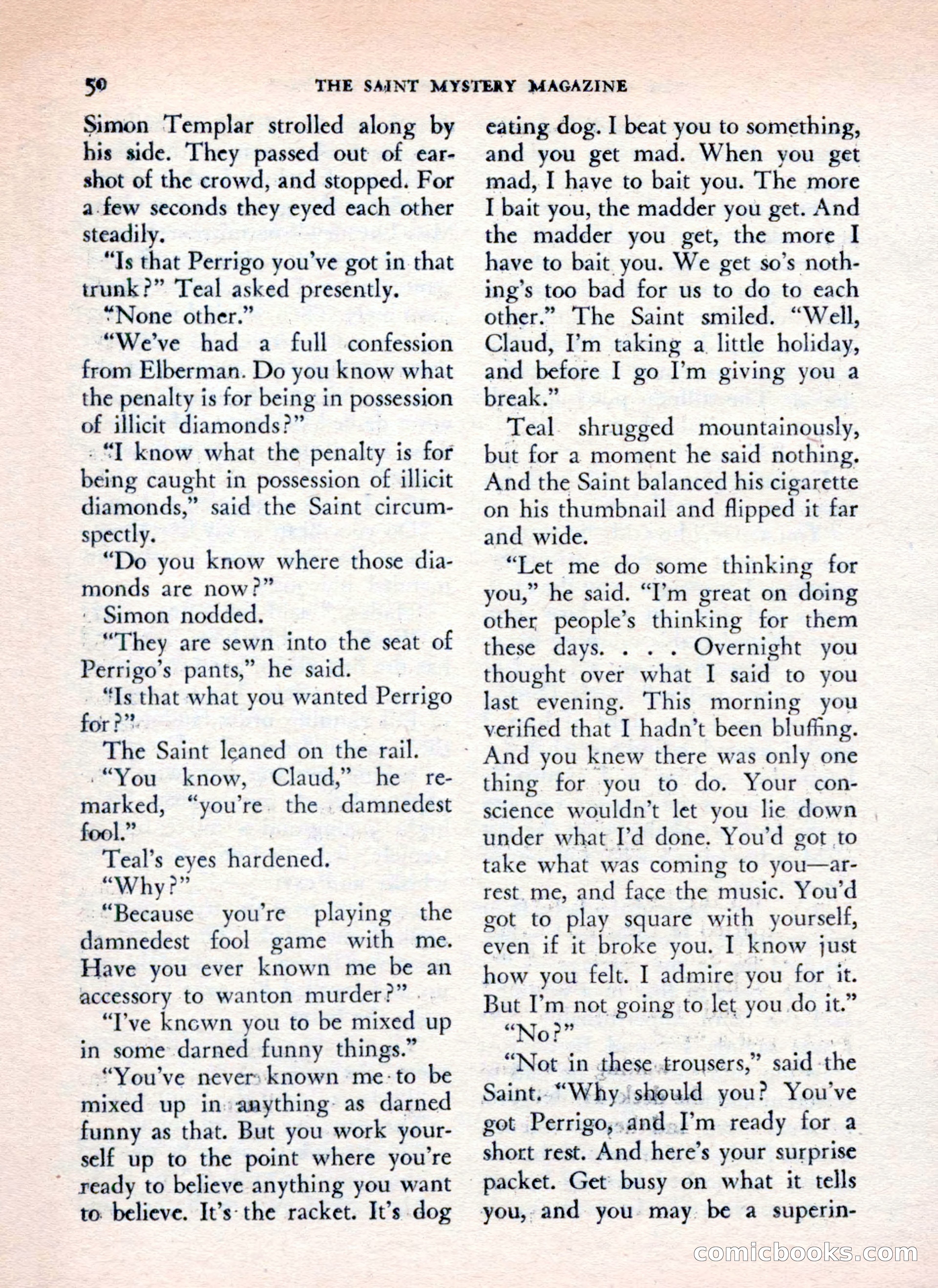 The Saint Mystery Magazine — page 52 of 132