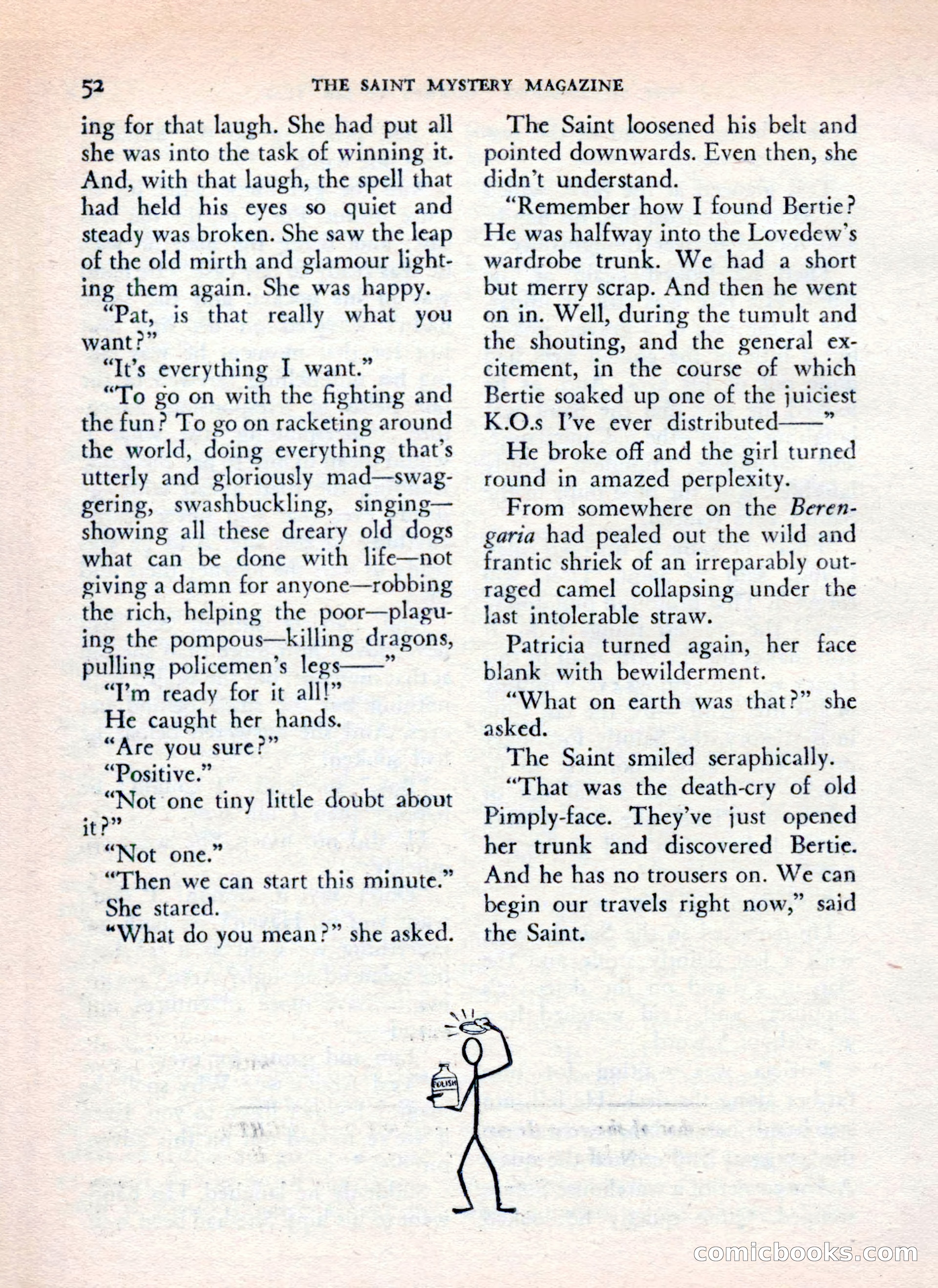 The Saint Mystery Magazine — page 54 of 132