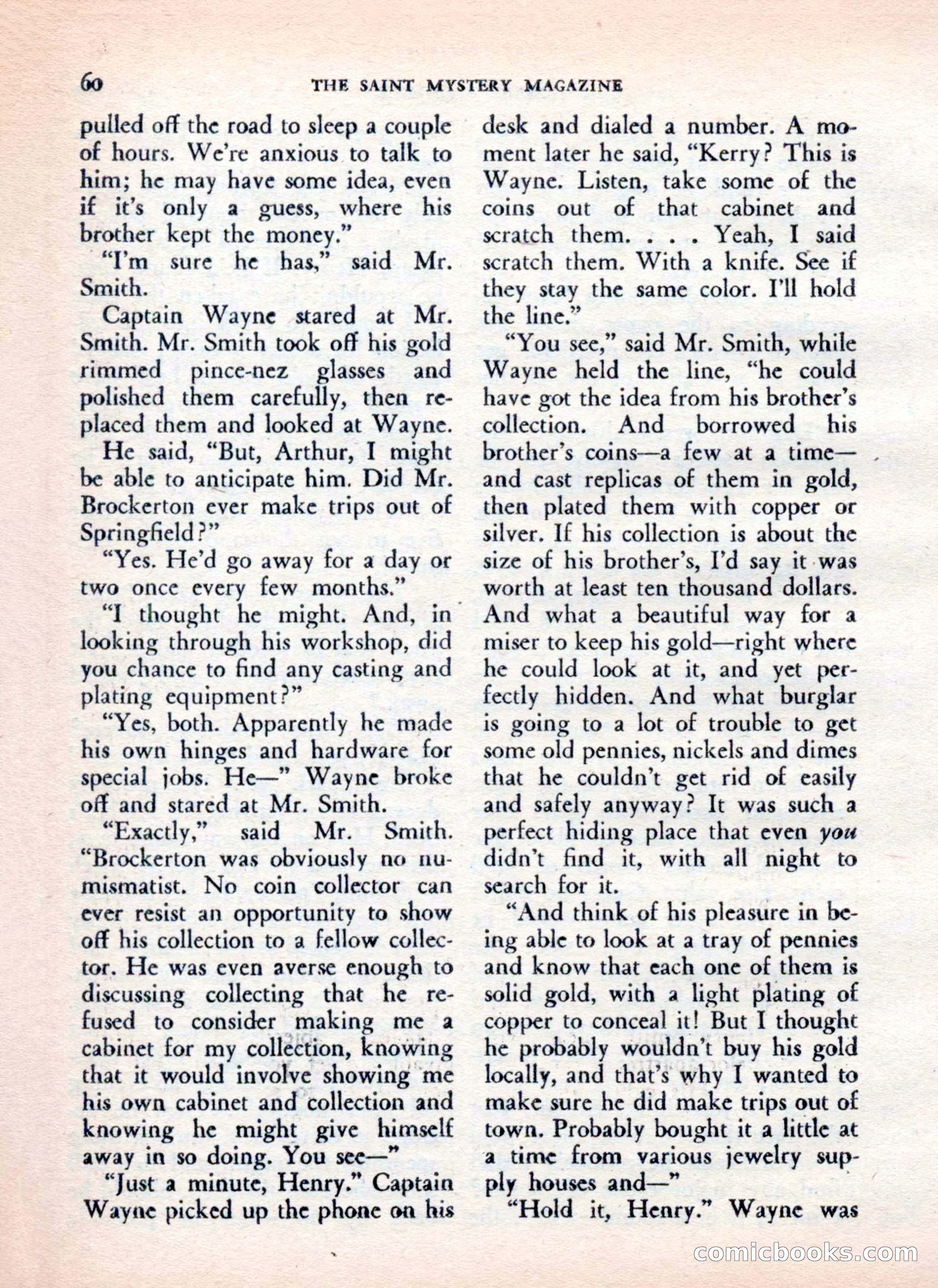 The Saint Mystery Magazine — page 62 of 132