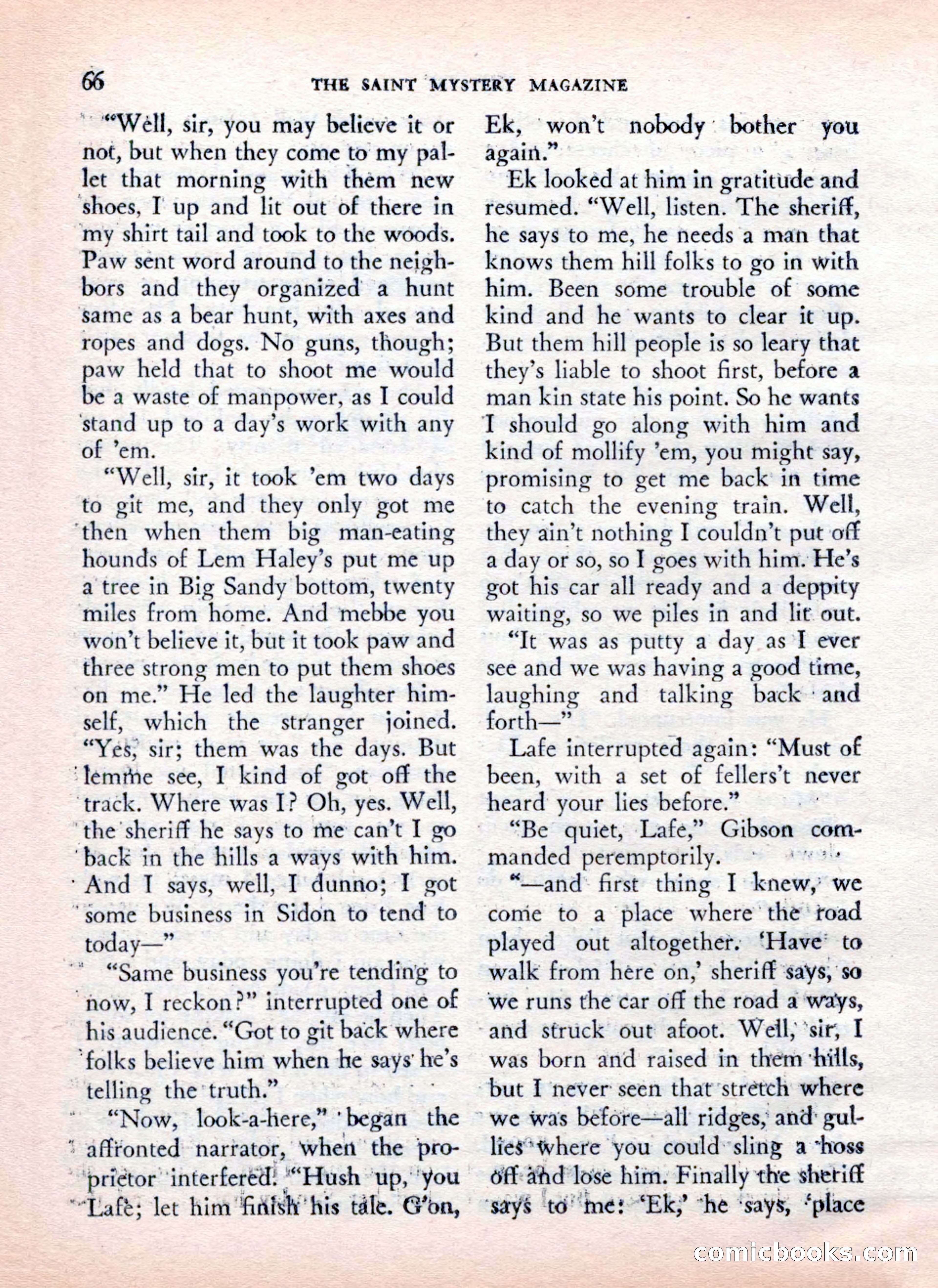 The Saint Mystery Magazine — page 68 of 132