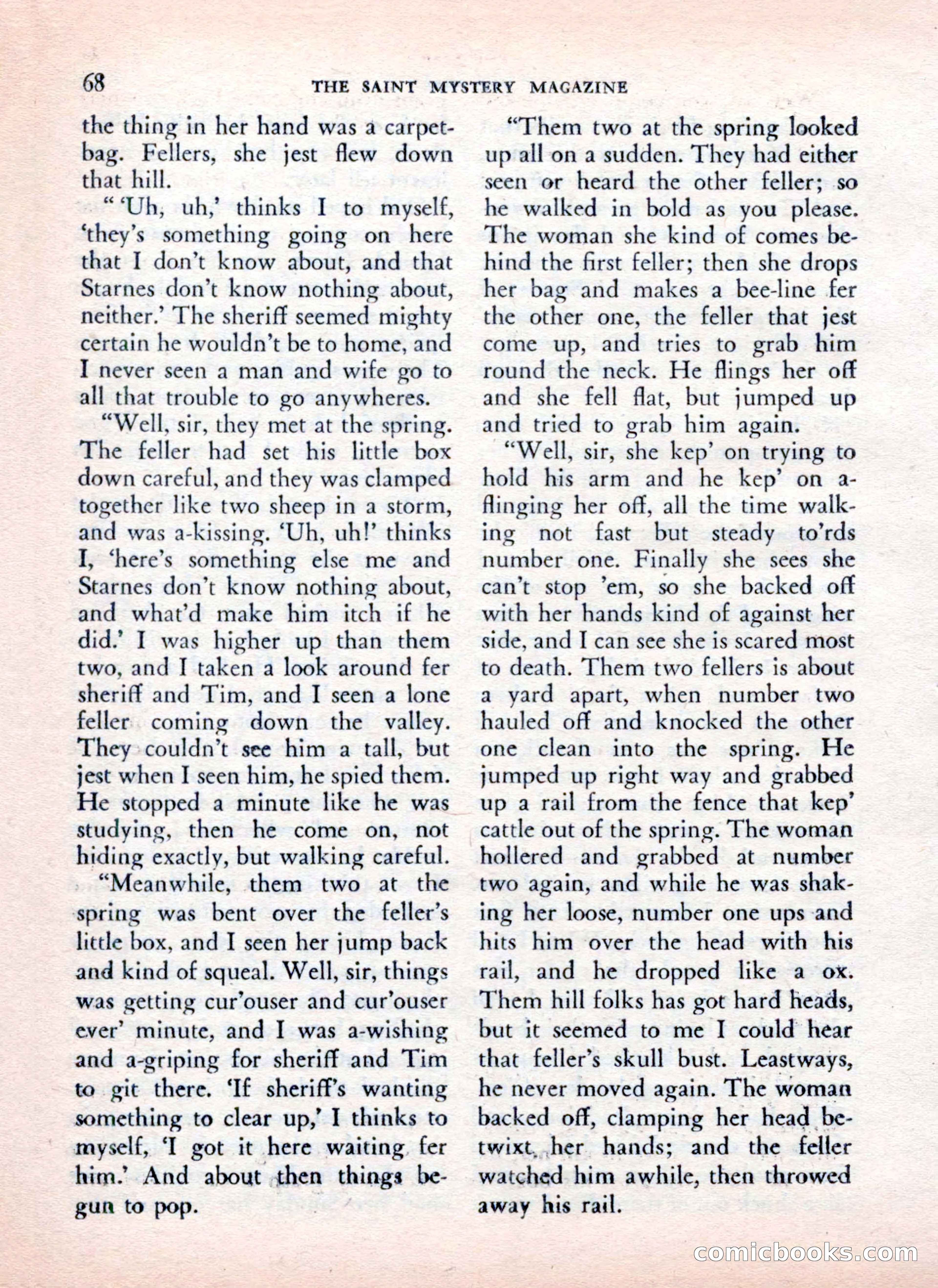 The Saint Mystery Magazine — page 70 of 132