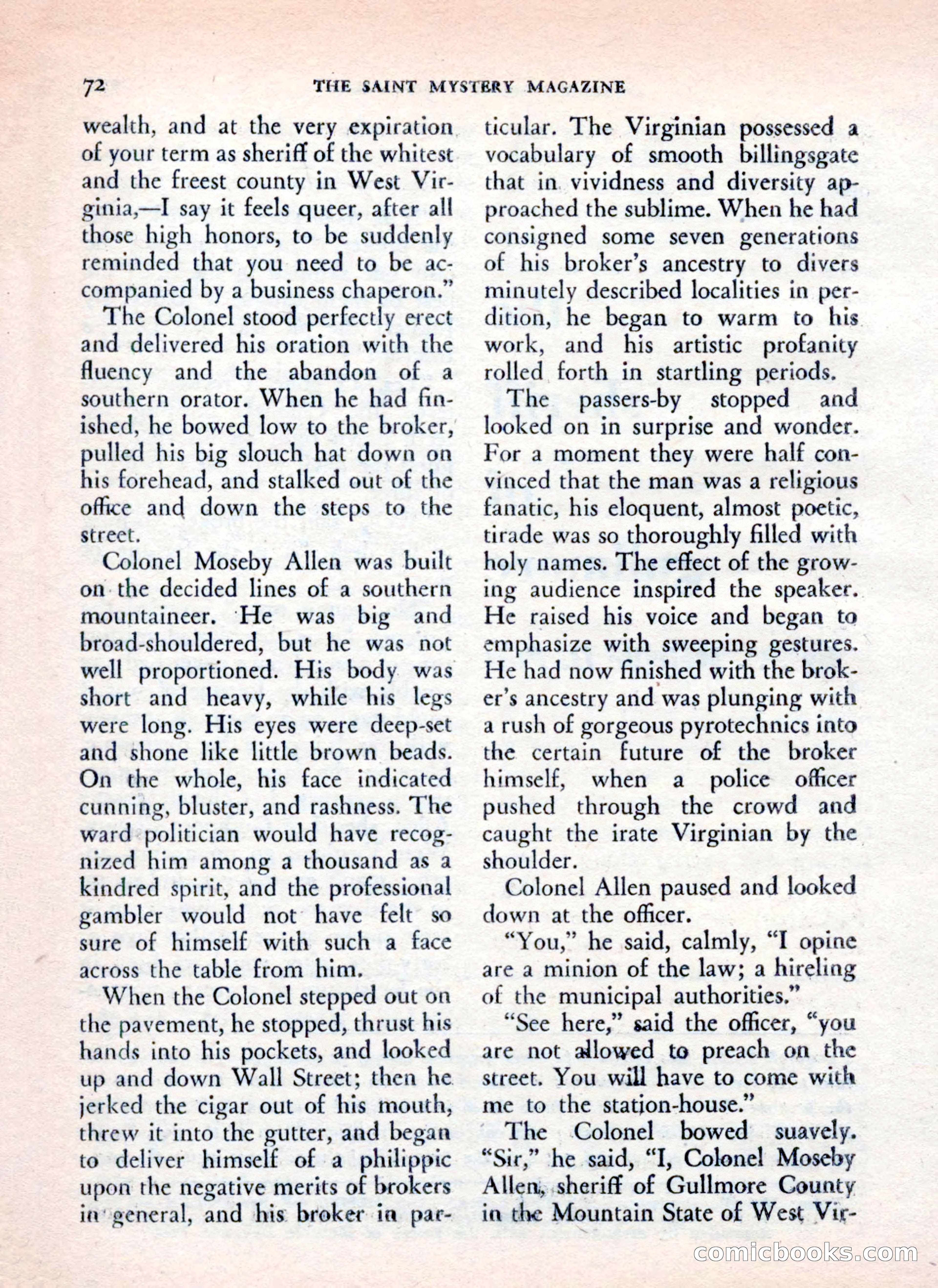 The Saint Mystery Magazine — page 74 of 132