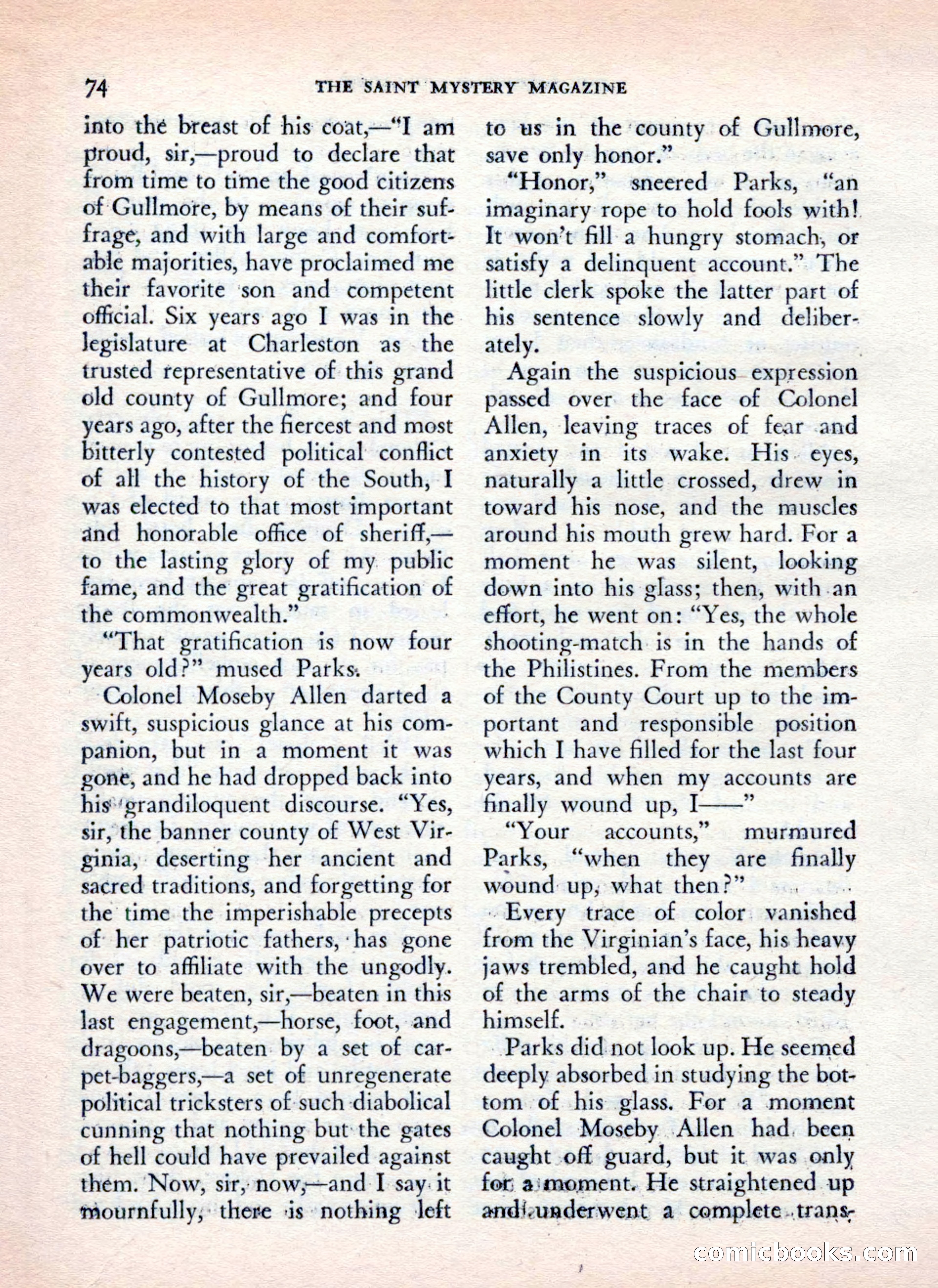 The Saint Mystery Magazine — page 76 of 132