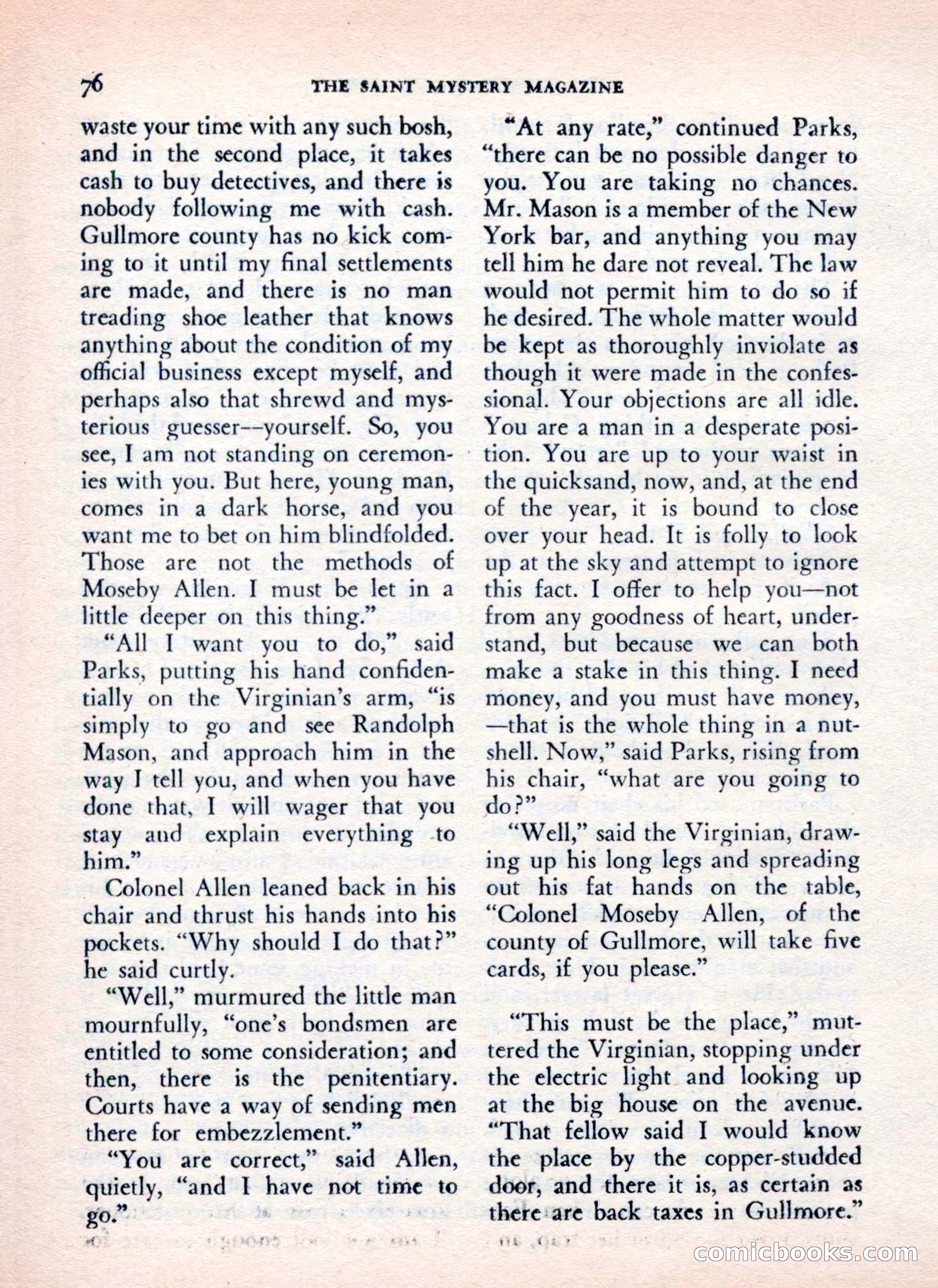 The Saint Mystery Magazine — page 78 of 132