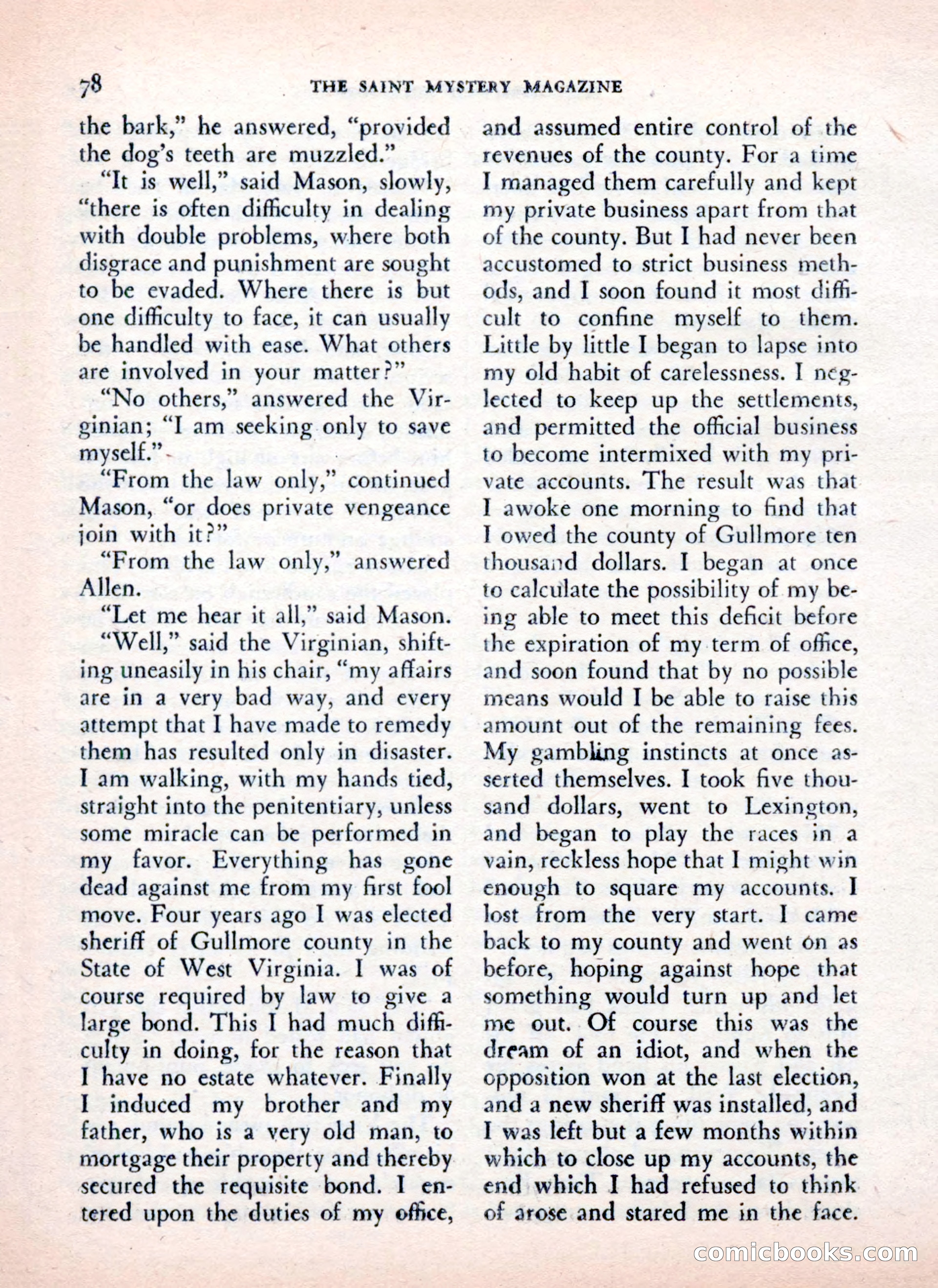 The Saint Mystery Magazine — page 80 of 132