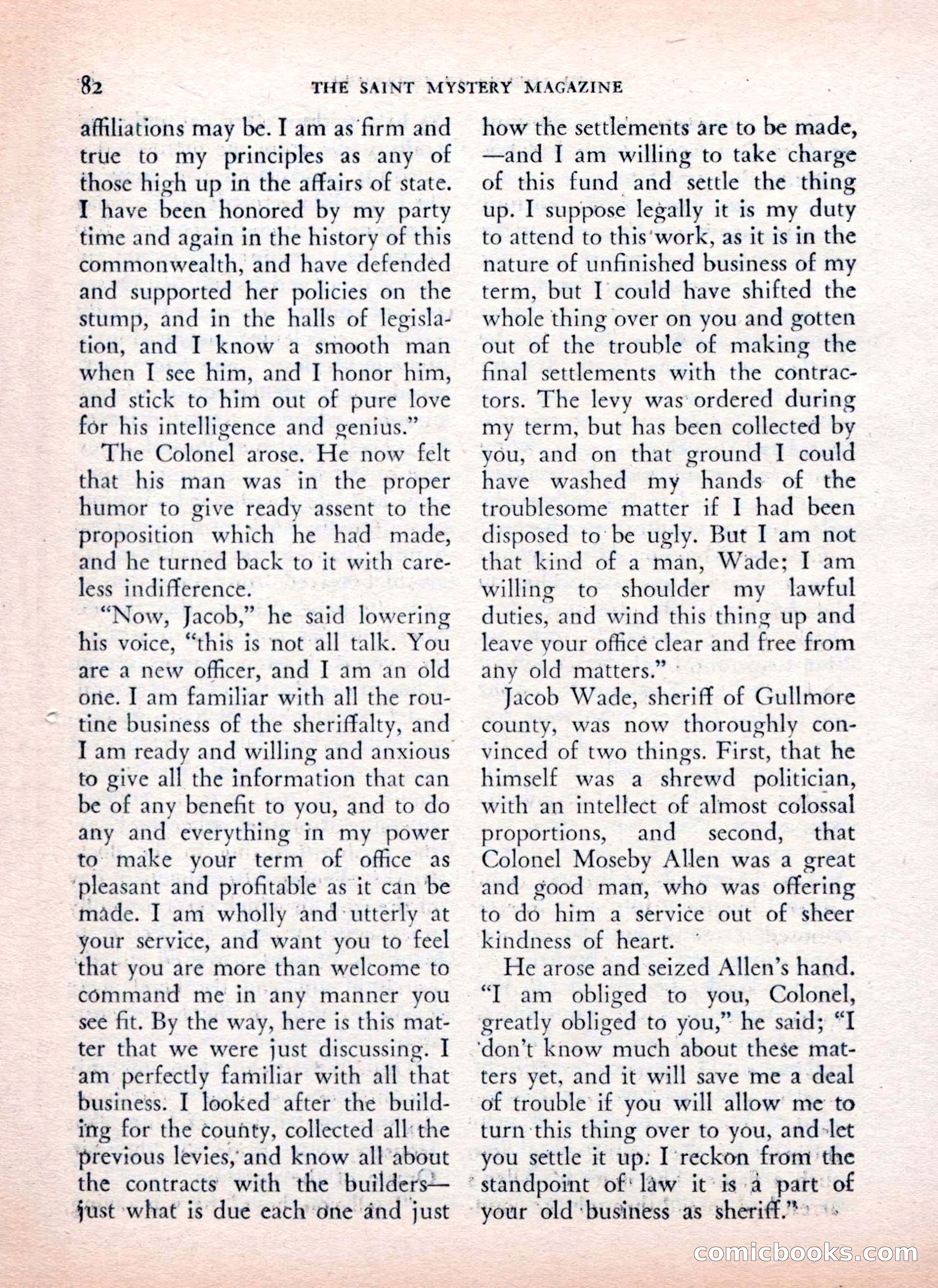 The Saint Mystery Magazine — page 84 of 132