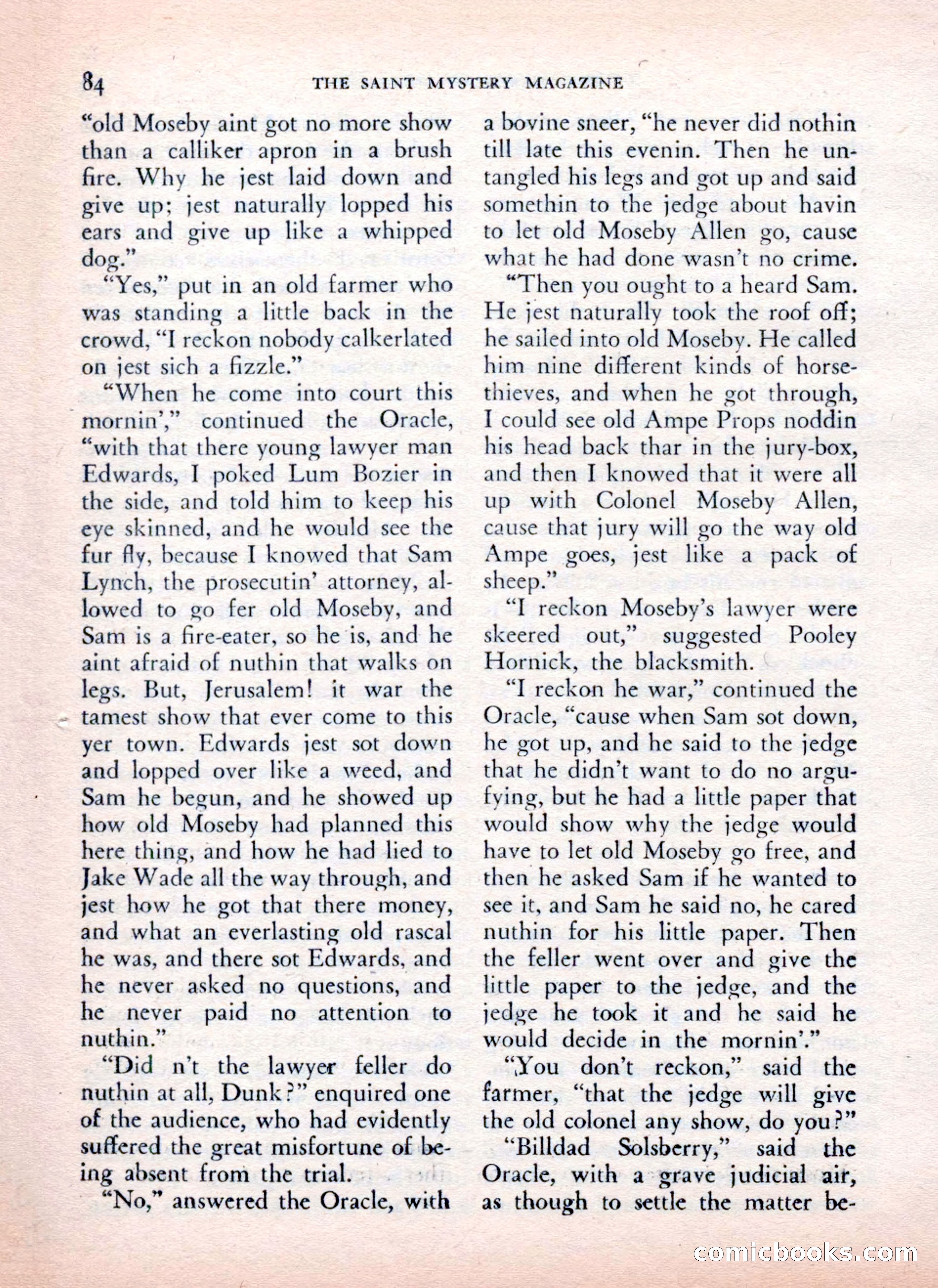 The Saint Mystery Magazine — page 86 of 132