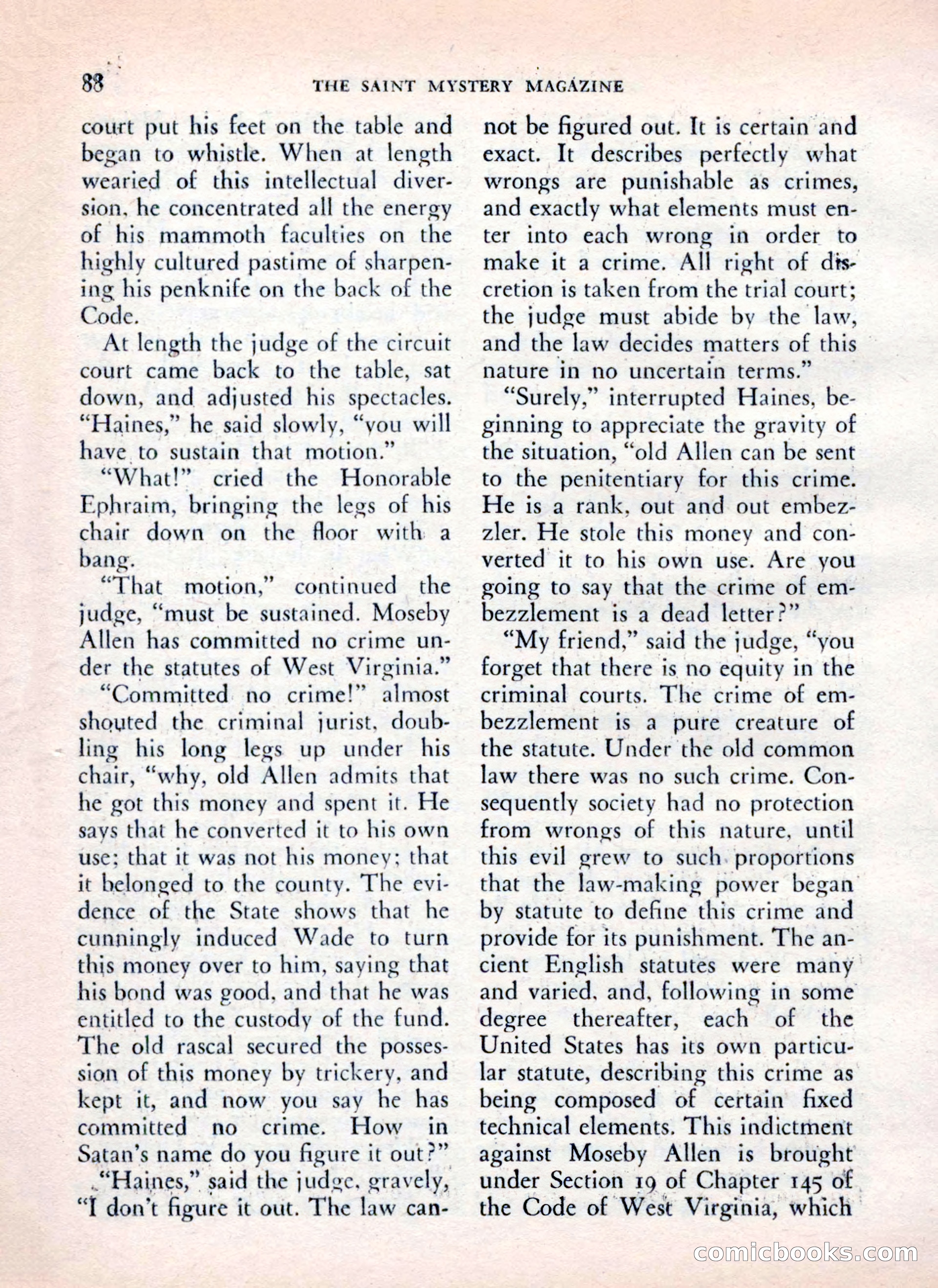 The Saint Mystery Magazine — page 90 of 132