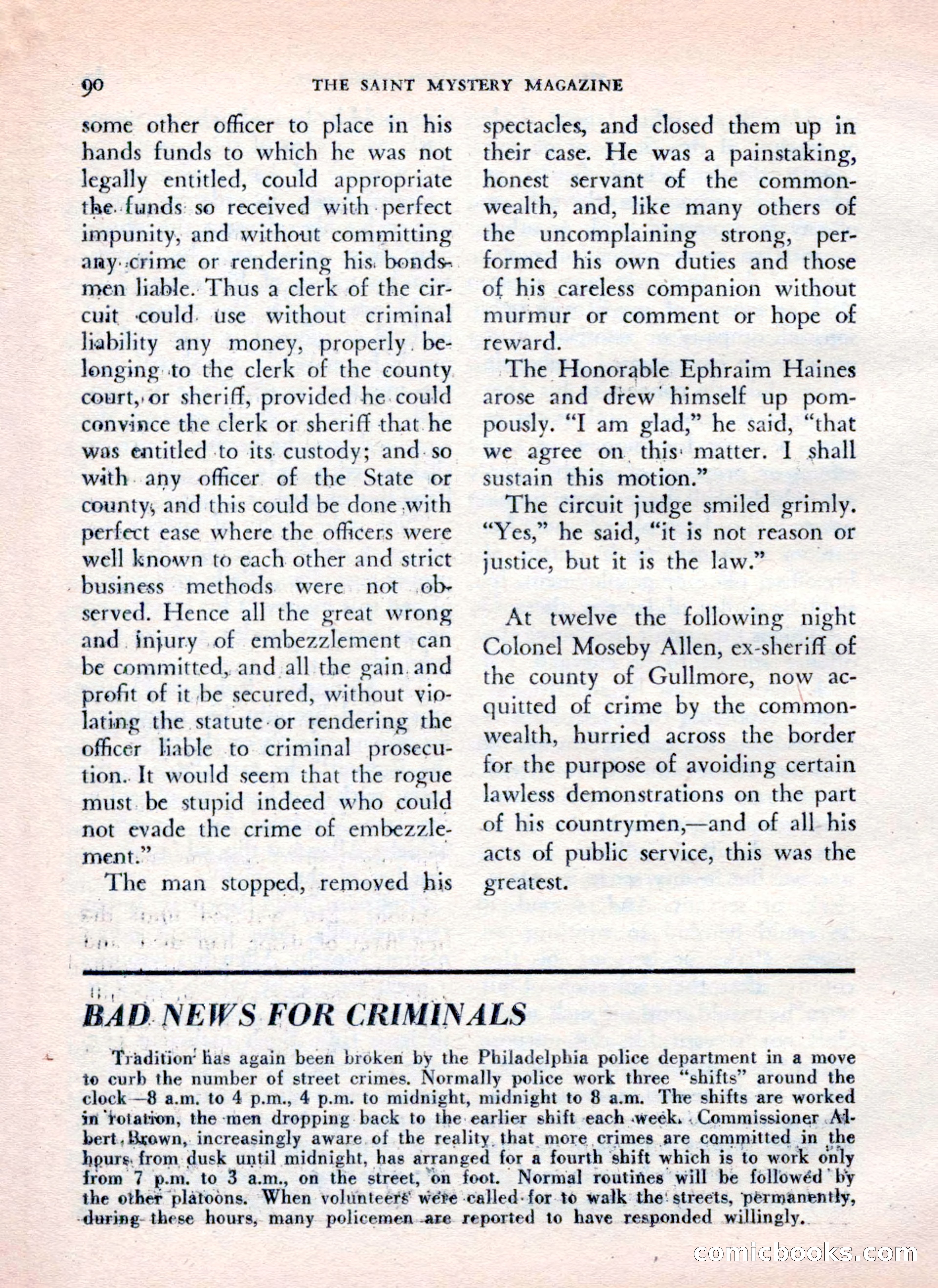 The Saint Mystery Magazine — page 92 of 132