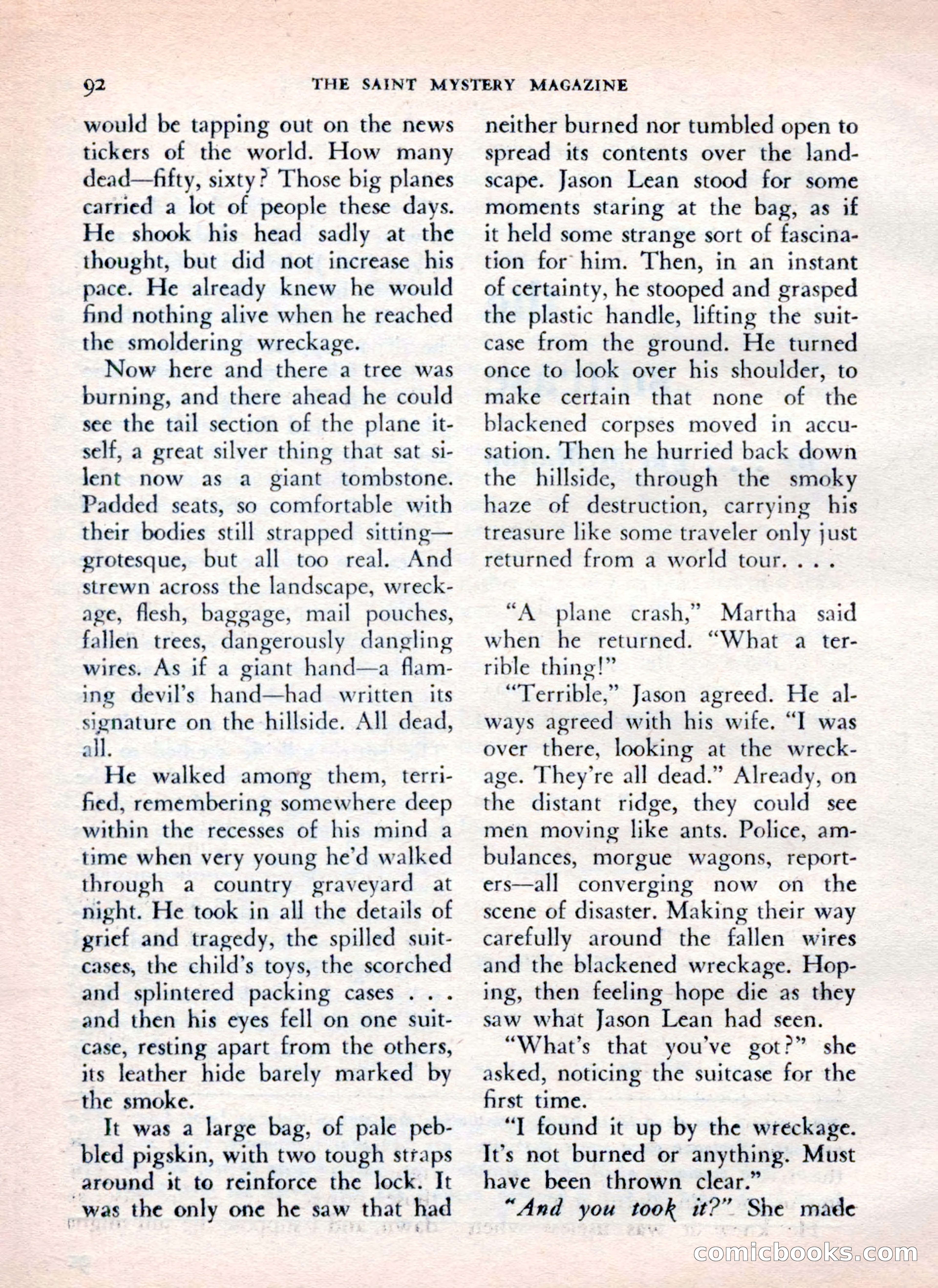 The Saint Mystery Magazine — page 94 of 132
