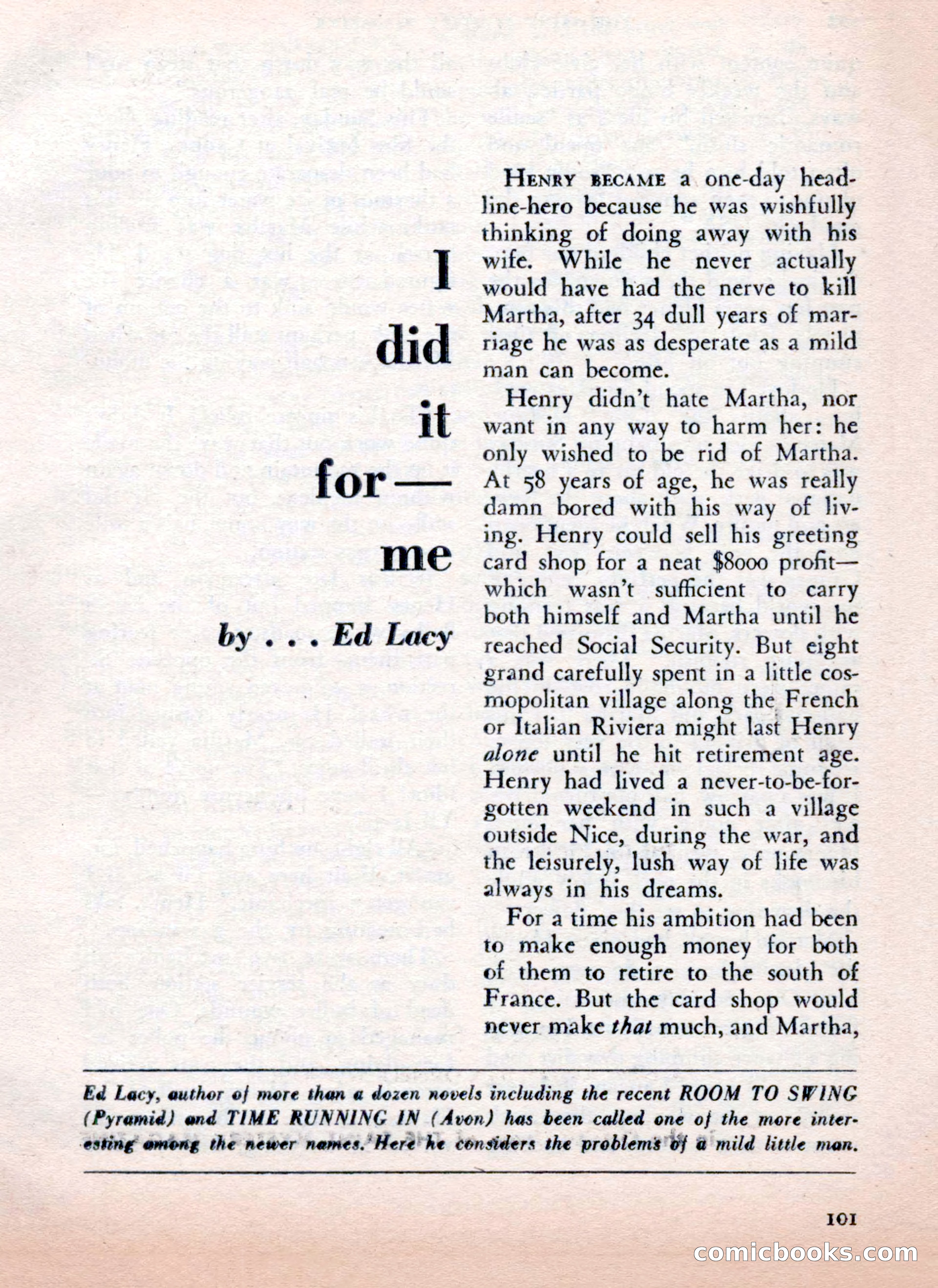 The Saint Mystery Magazine — page 103 of 132