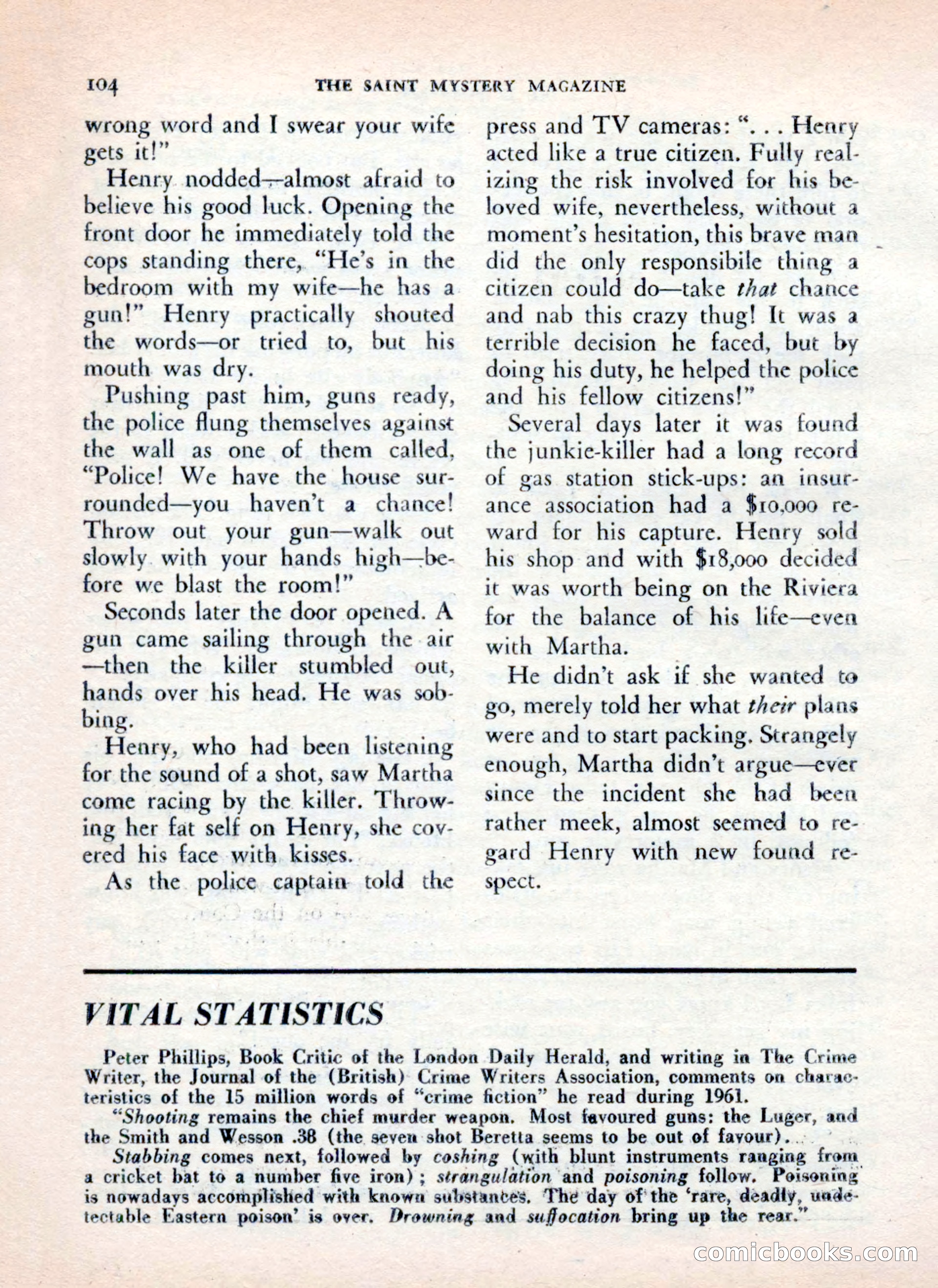 The Saint Mystery Magazine — page 106 of 132