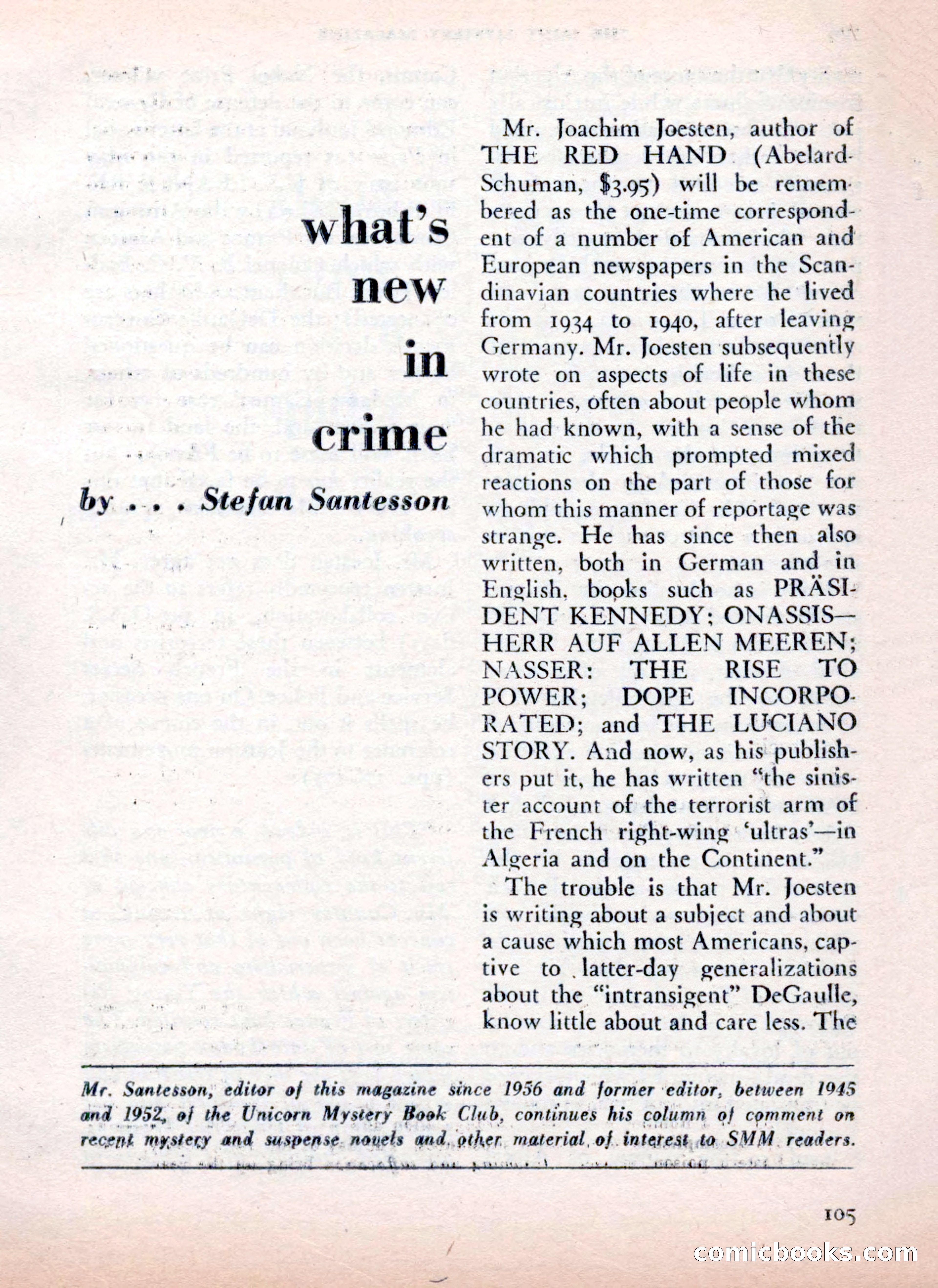 The Saint Mystery Magazine — page 107 of 132