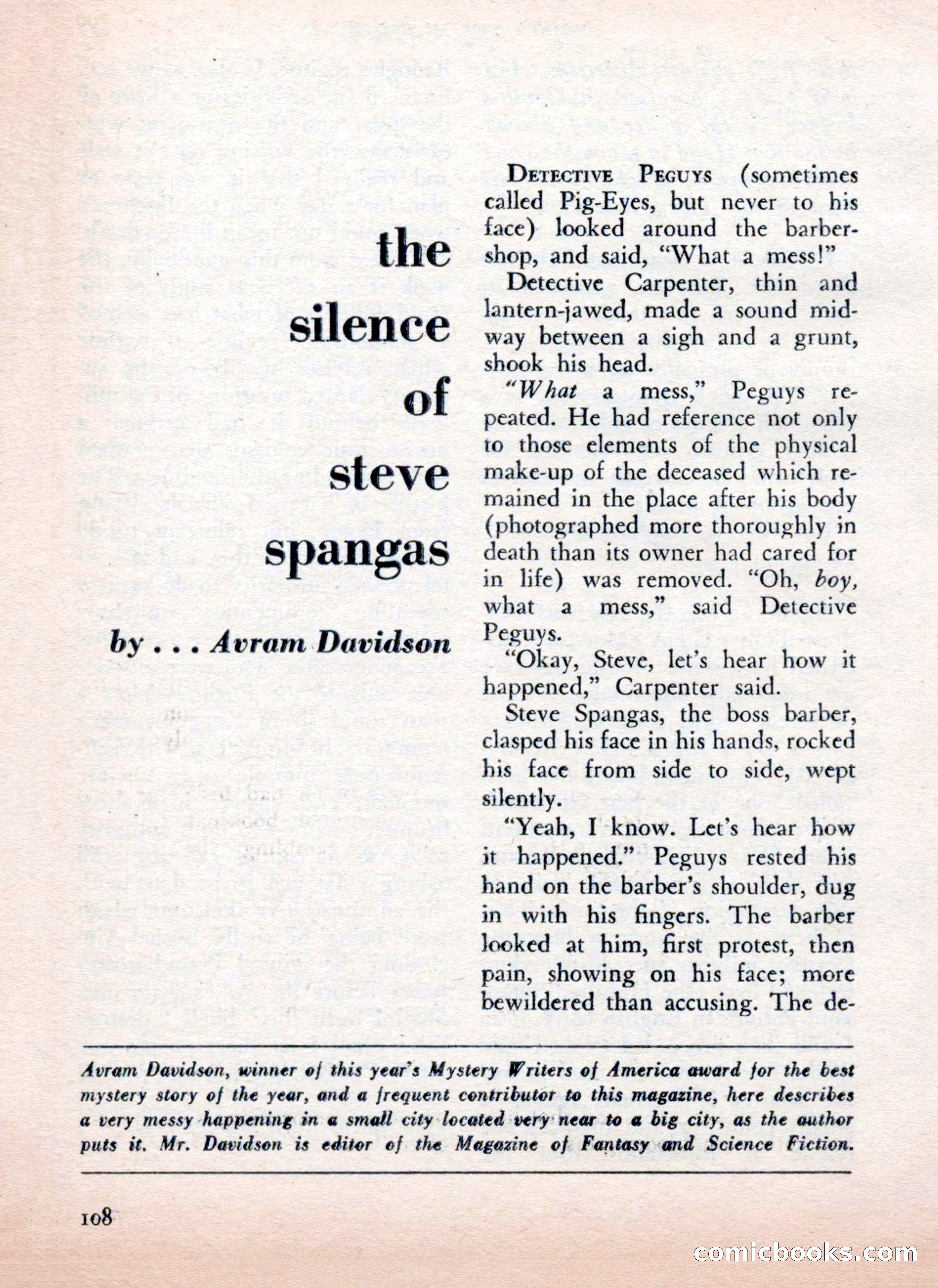 The Saint Mystery Magazine — page 110 of 132