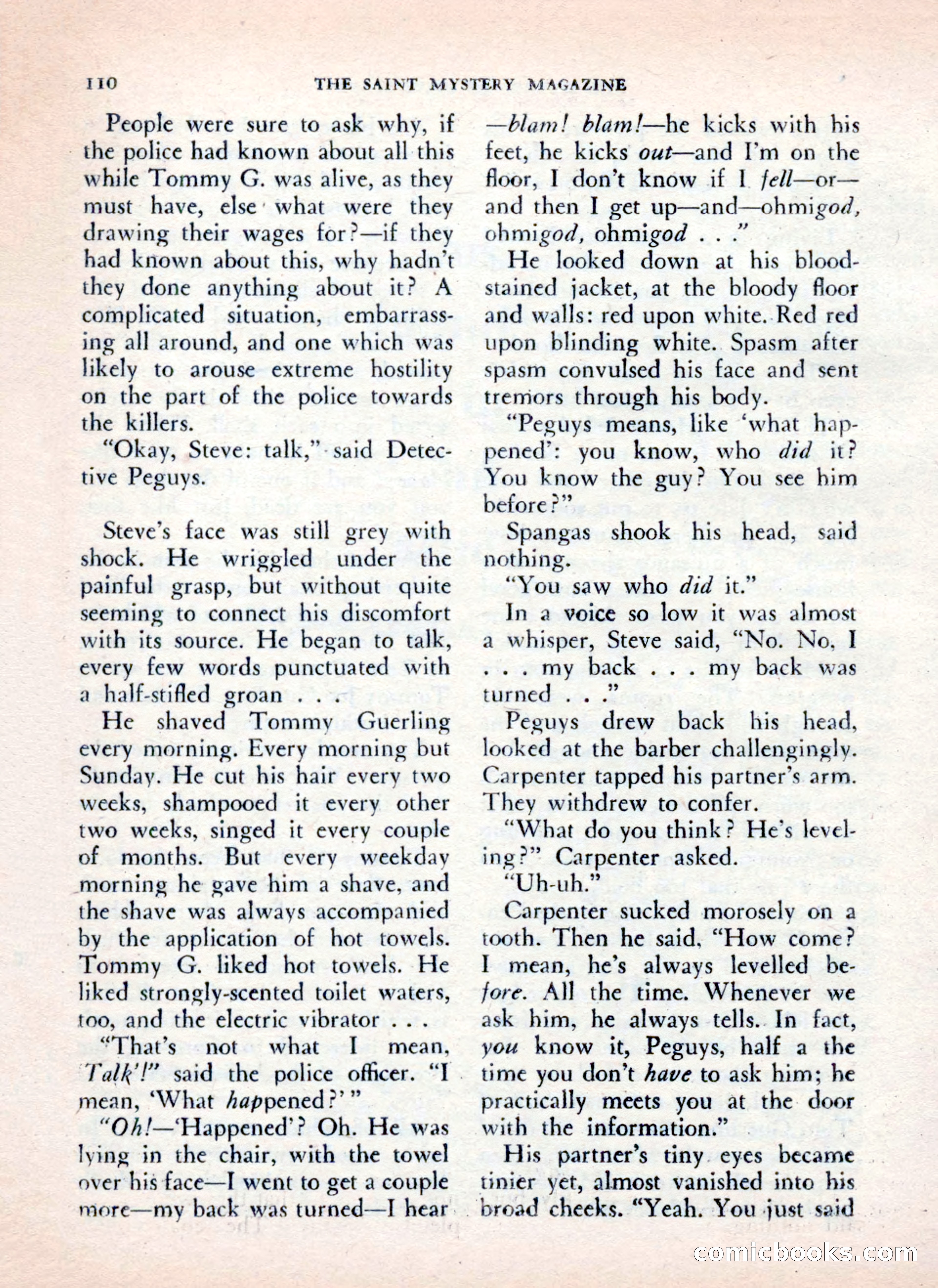 The Saint Mystery Magazine — page 112 of 132