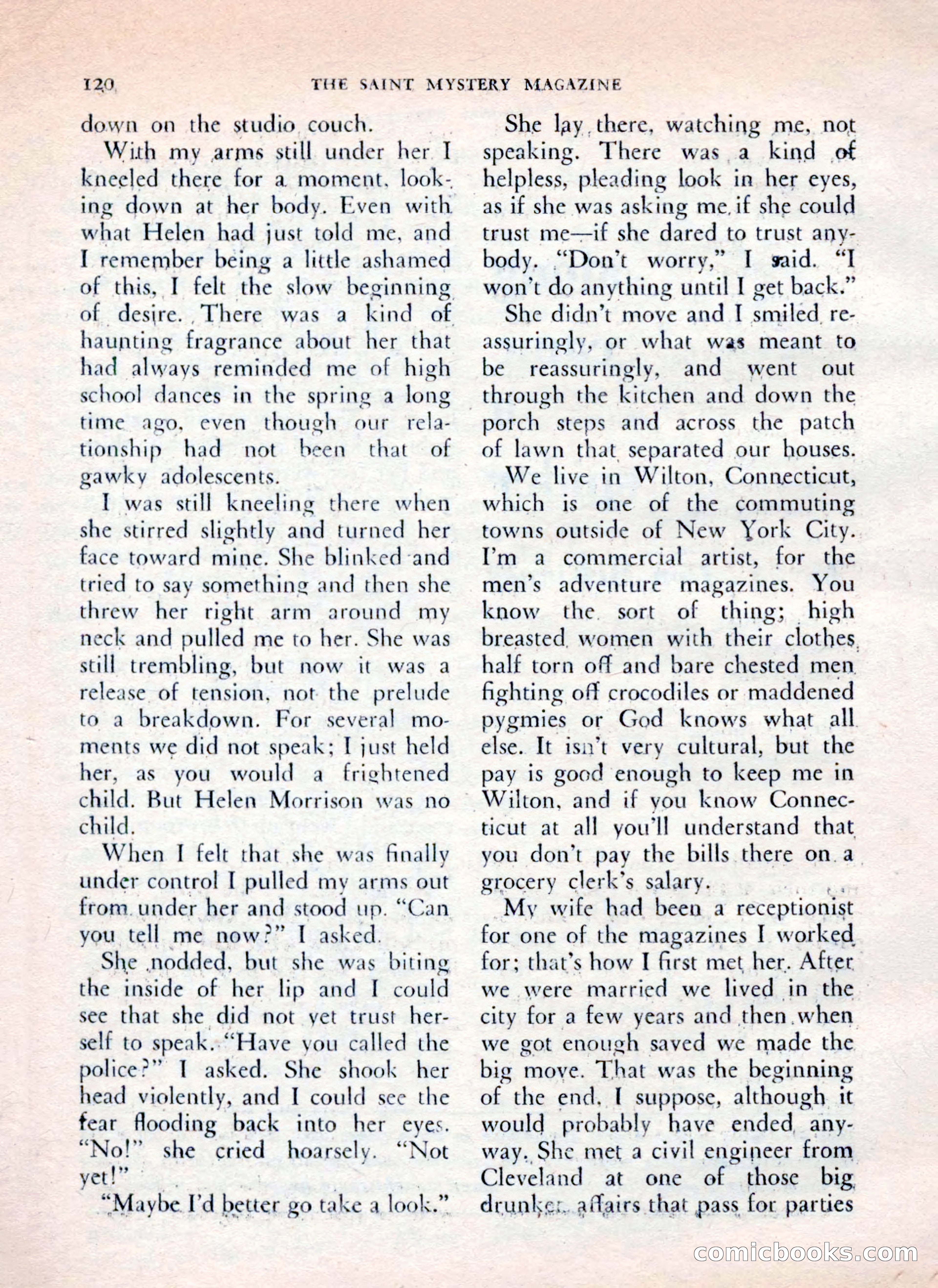 The Saint Mystery Magazine — page 122 of 132