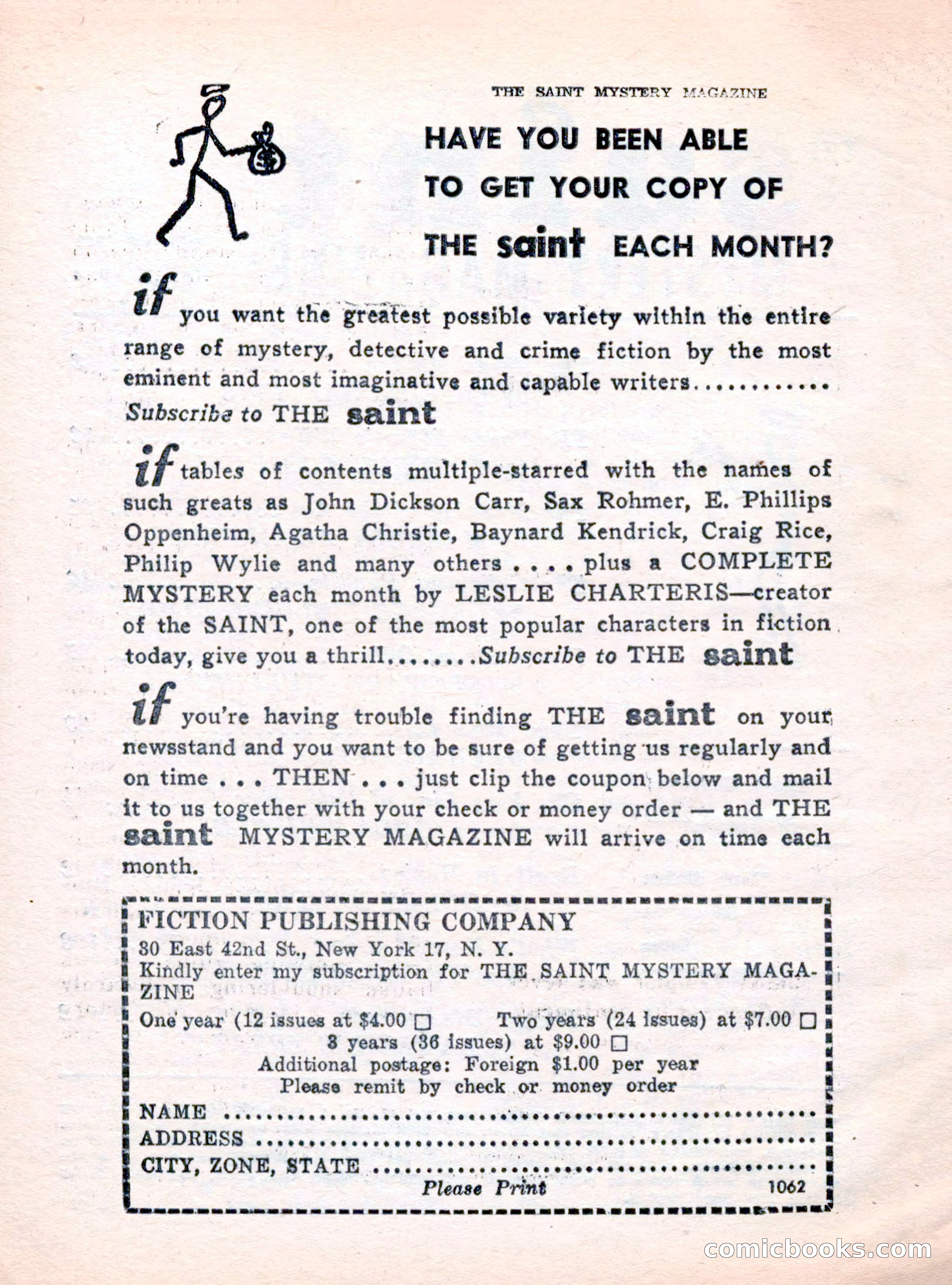 The Saint Mystery Magazine, October 1962 — page 4 of 132