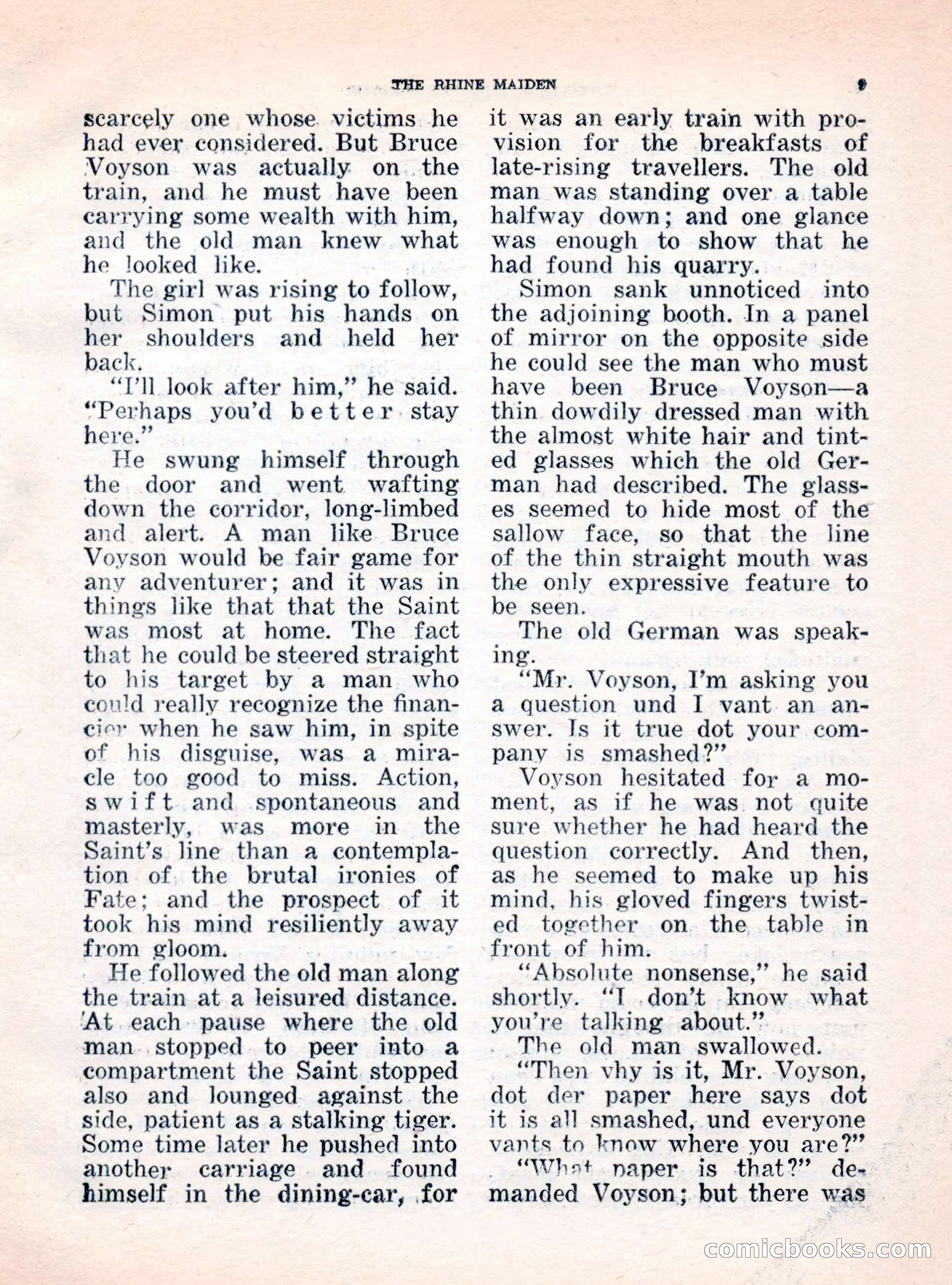 The Saint Mystery Magazine, October 1962 — page 11 of 132