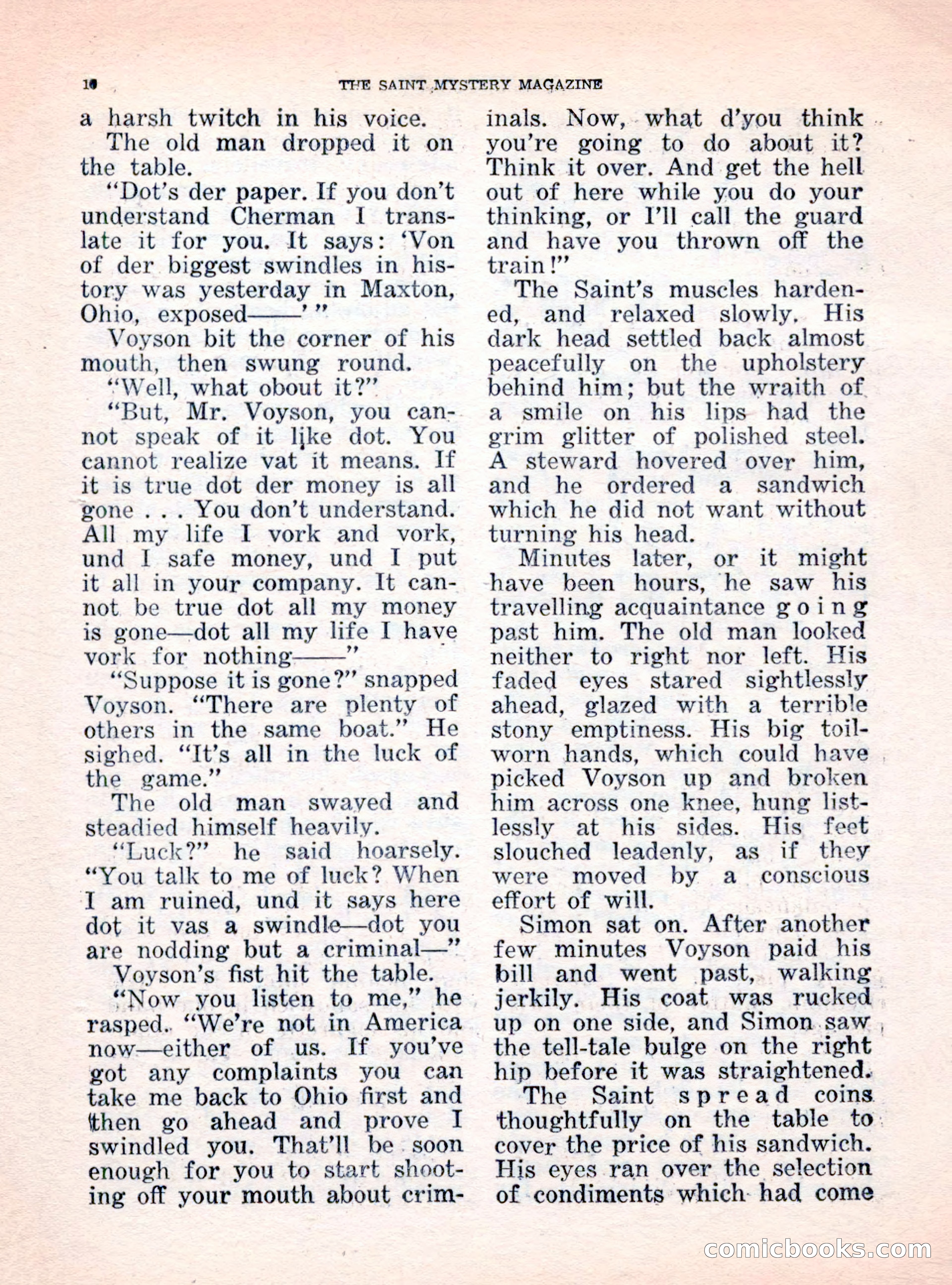 The Saint Mystery Magazine, October 1962 — page 12 of 132