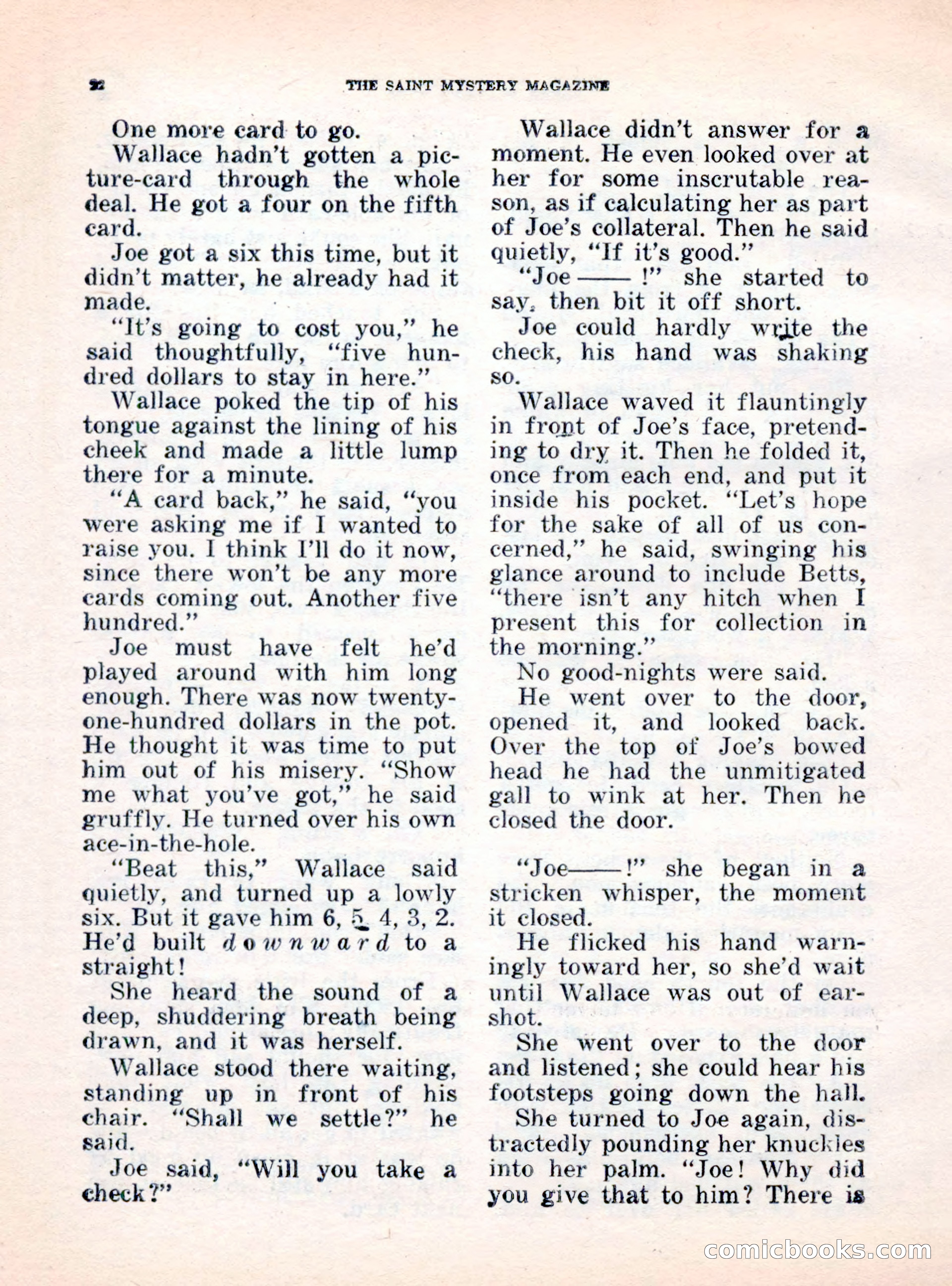 The Saint Mystery Magazine, October 1962 — page 24 of 132