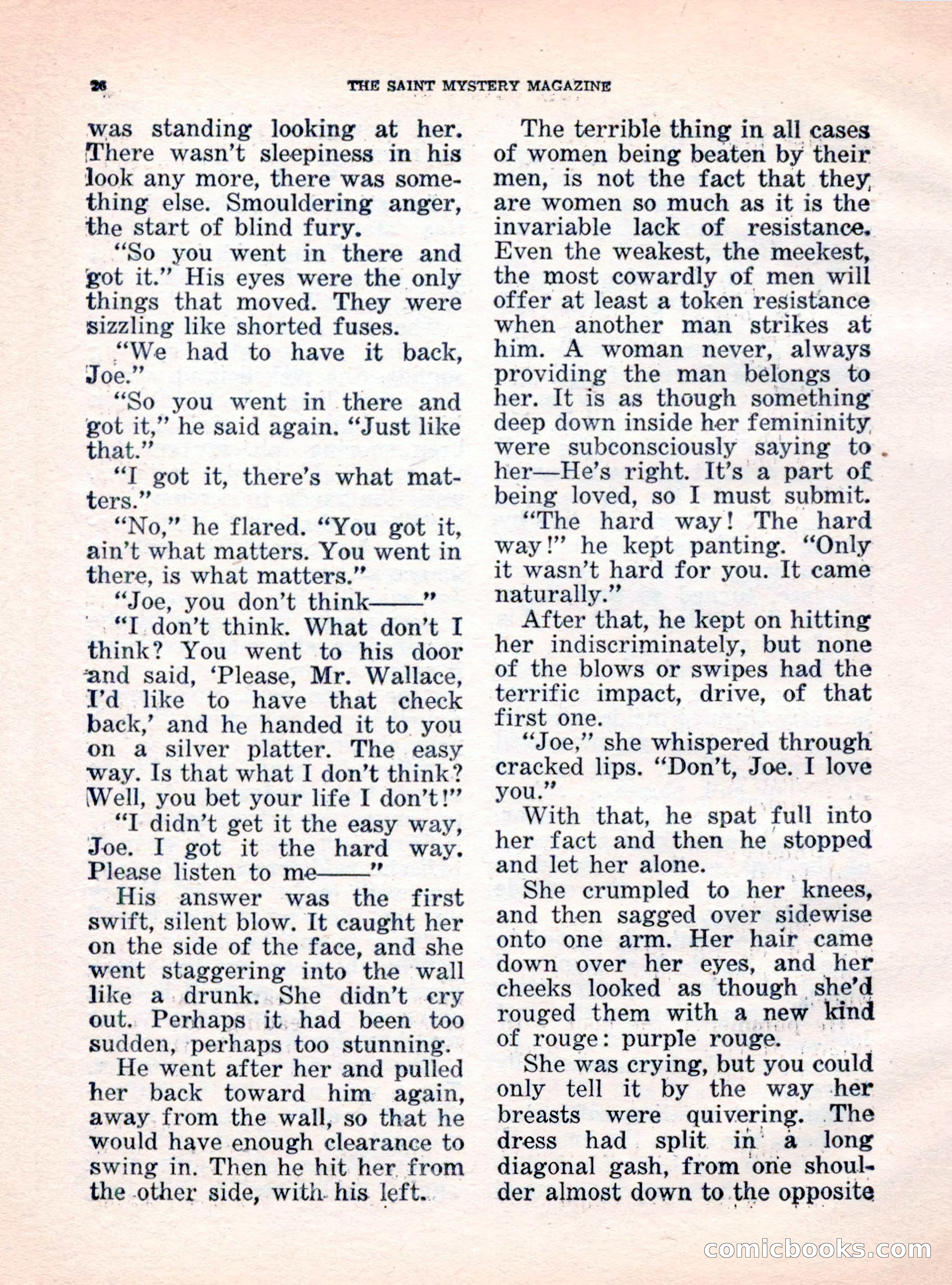 The Saint Mystery Magazine, October 1962 — page 28 of 132