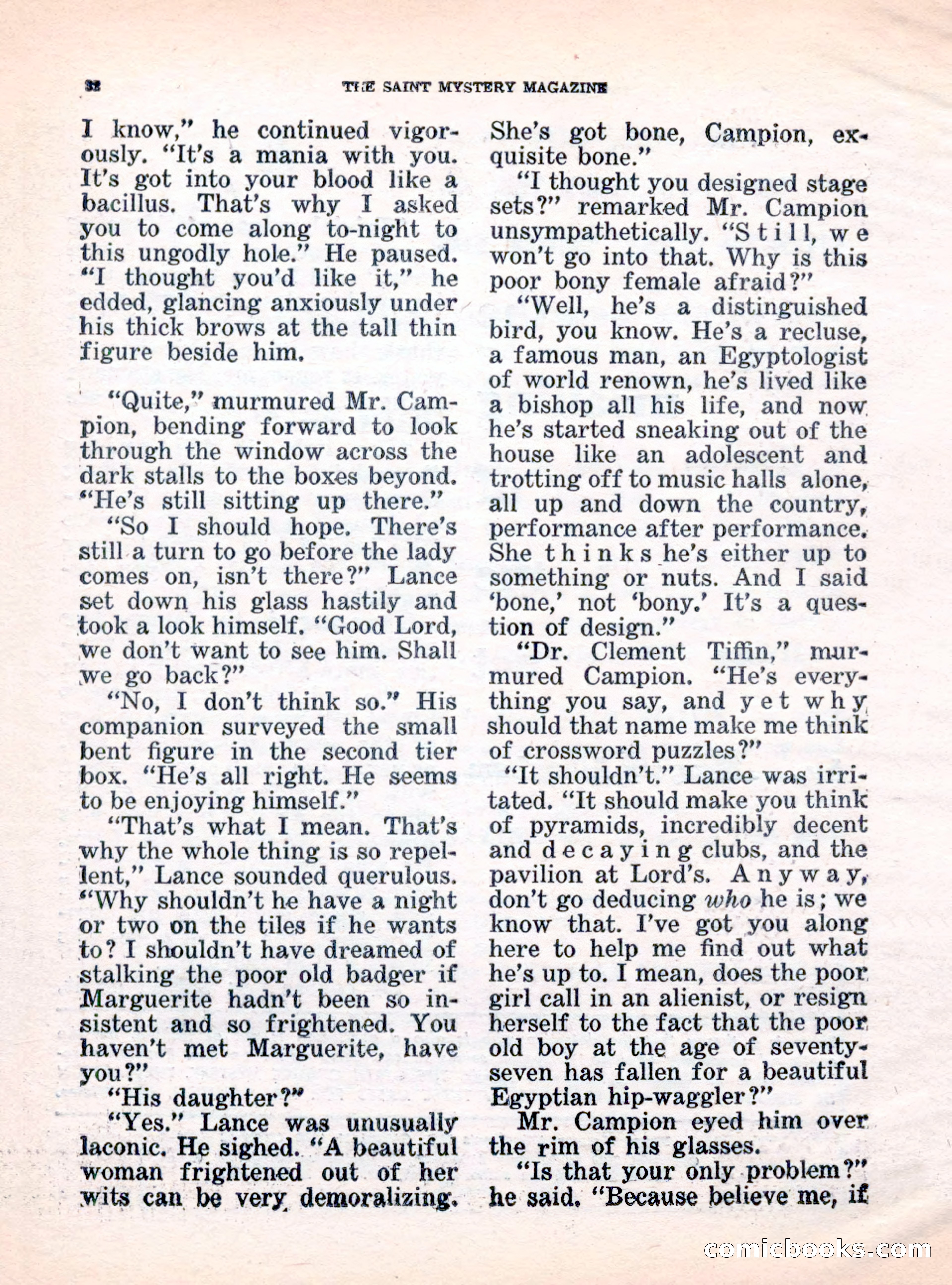 The Saint Mystery Magazine, October 1962 — page 34 of 132