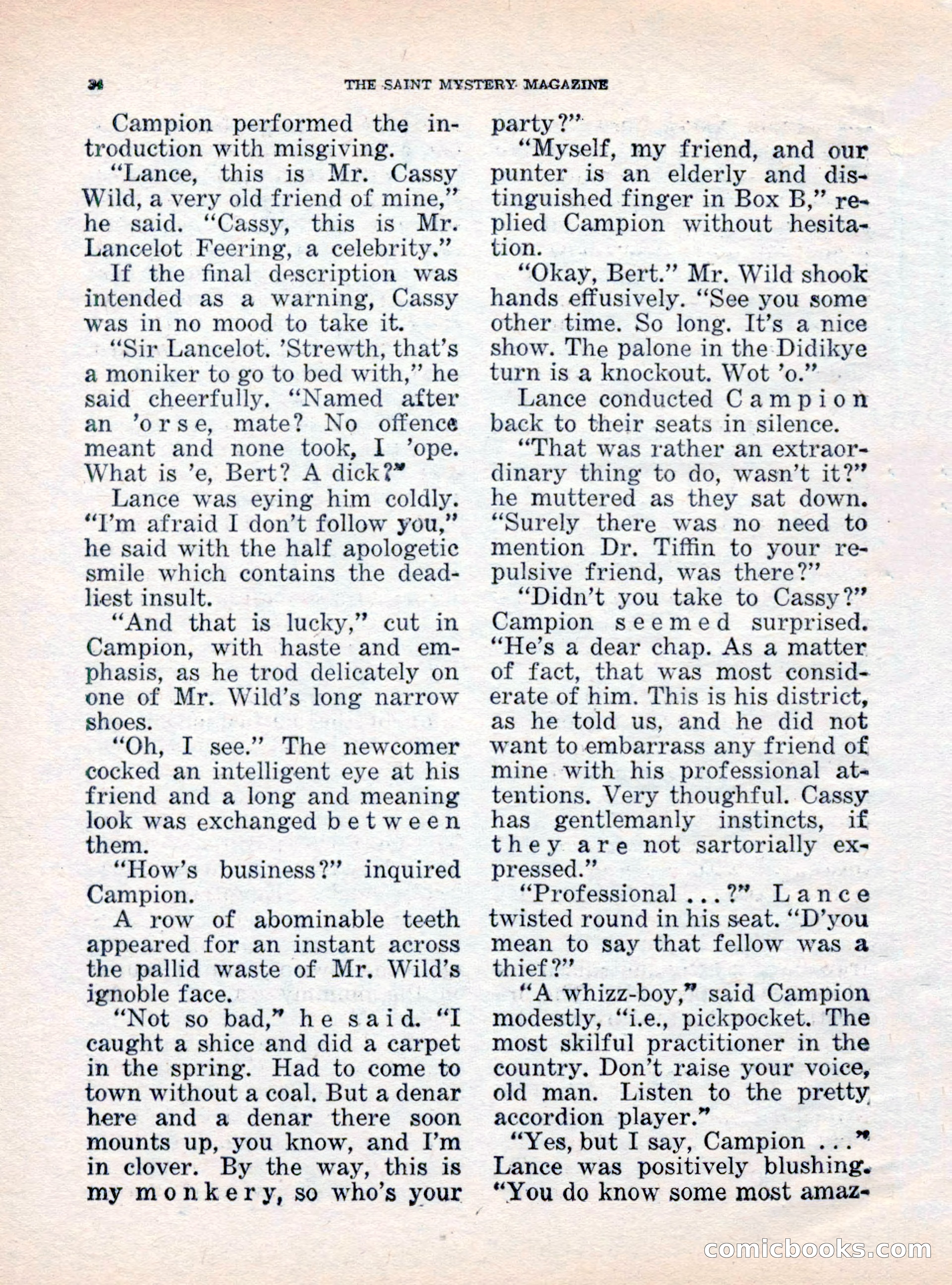 The Saint Mystery Magazine, October 1962 — page 36 of 132