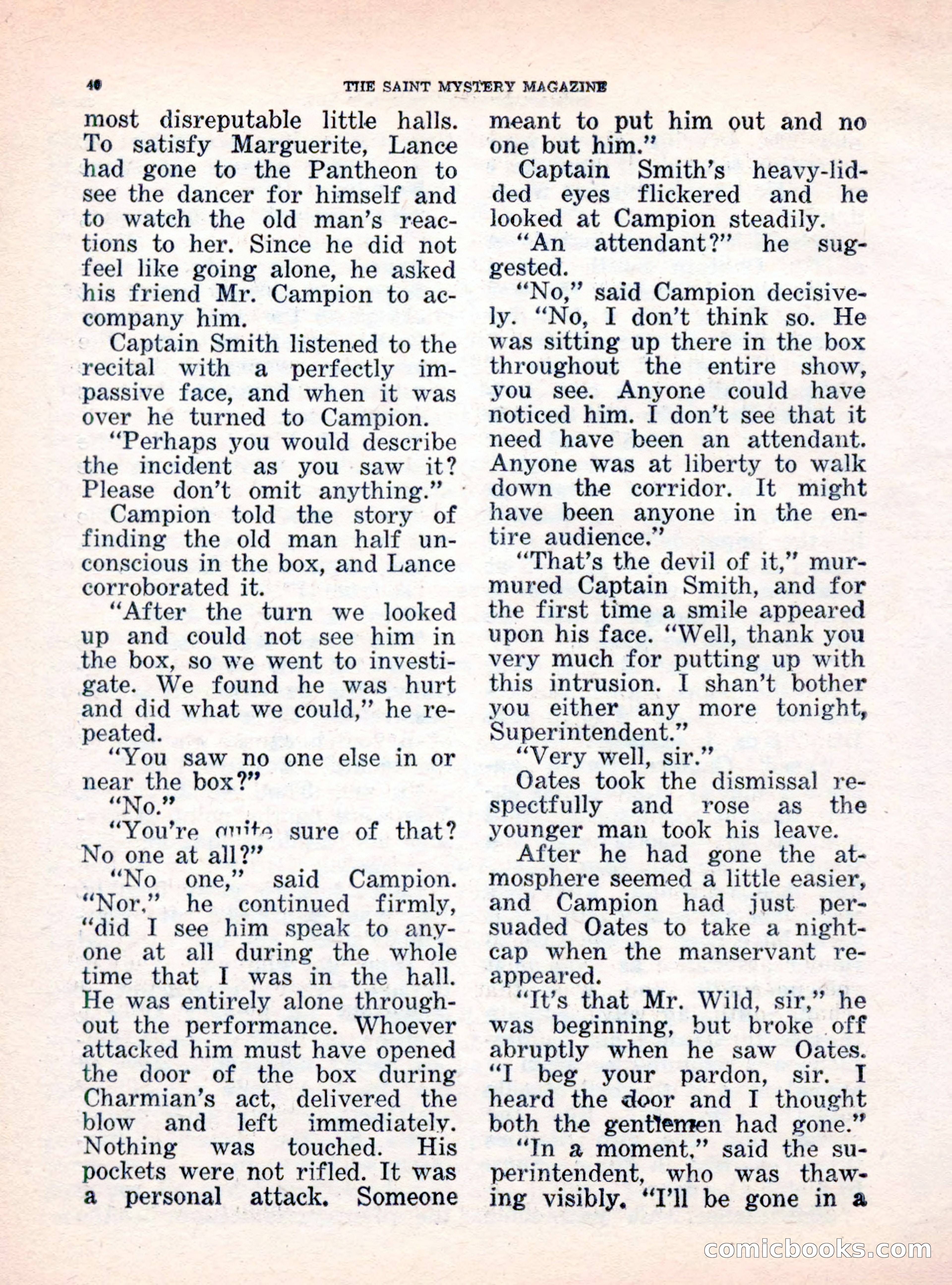 The Saint Mystery Magazine, October 1962 — page 42 of 132