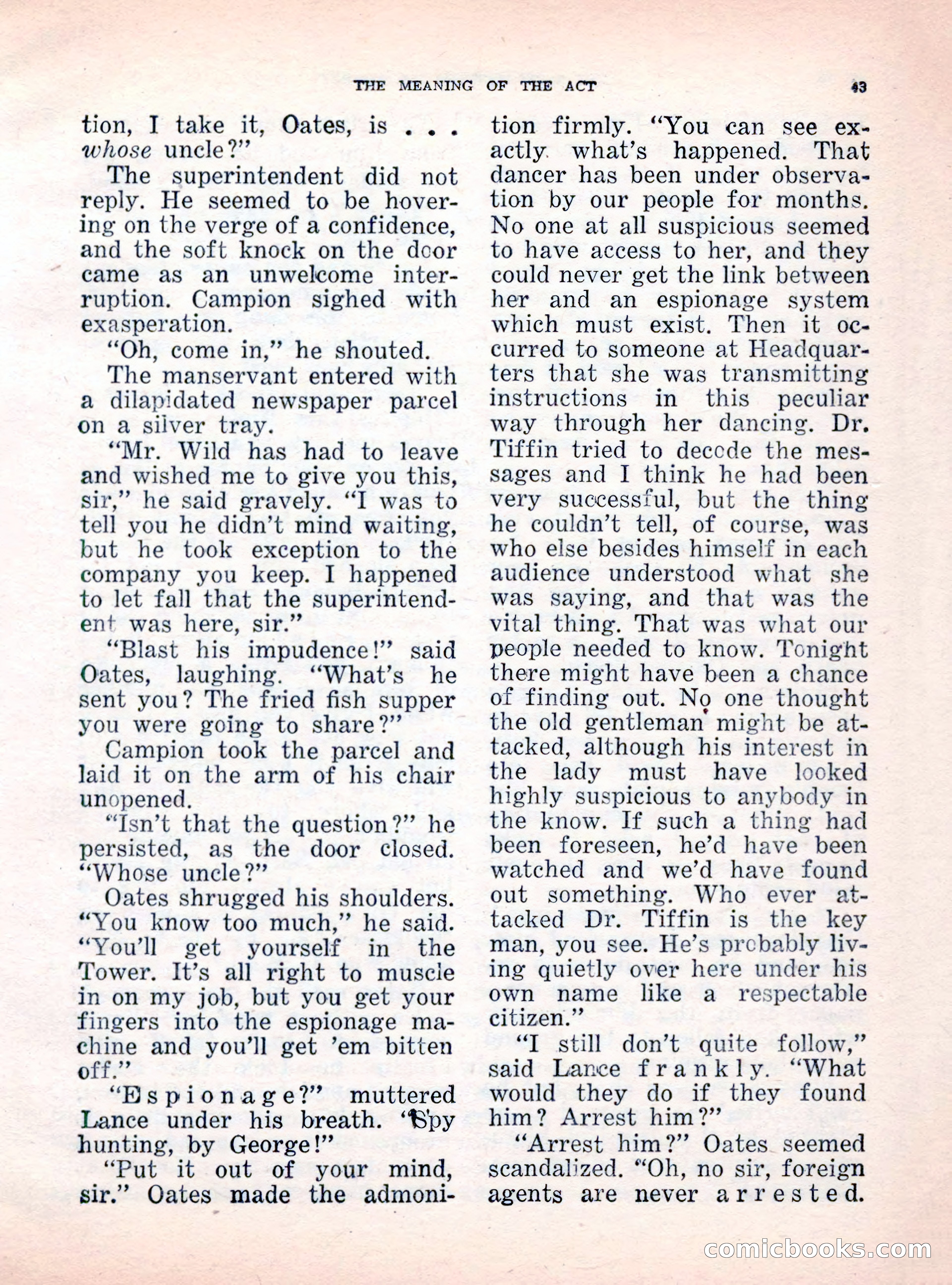 The Saint Mystery Magazine, October 1962 — page 45 of 132