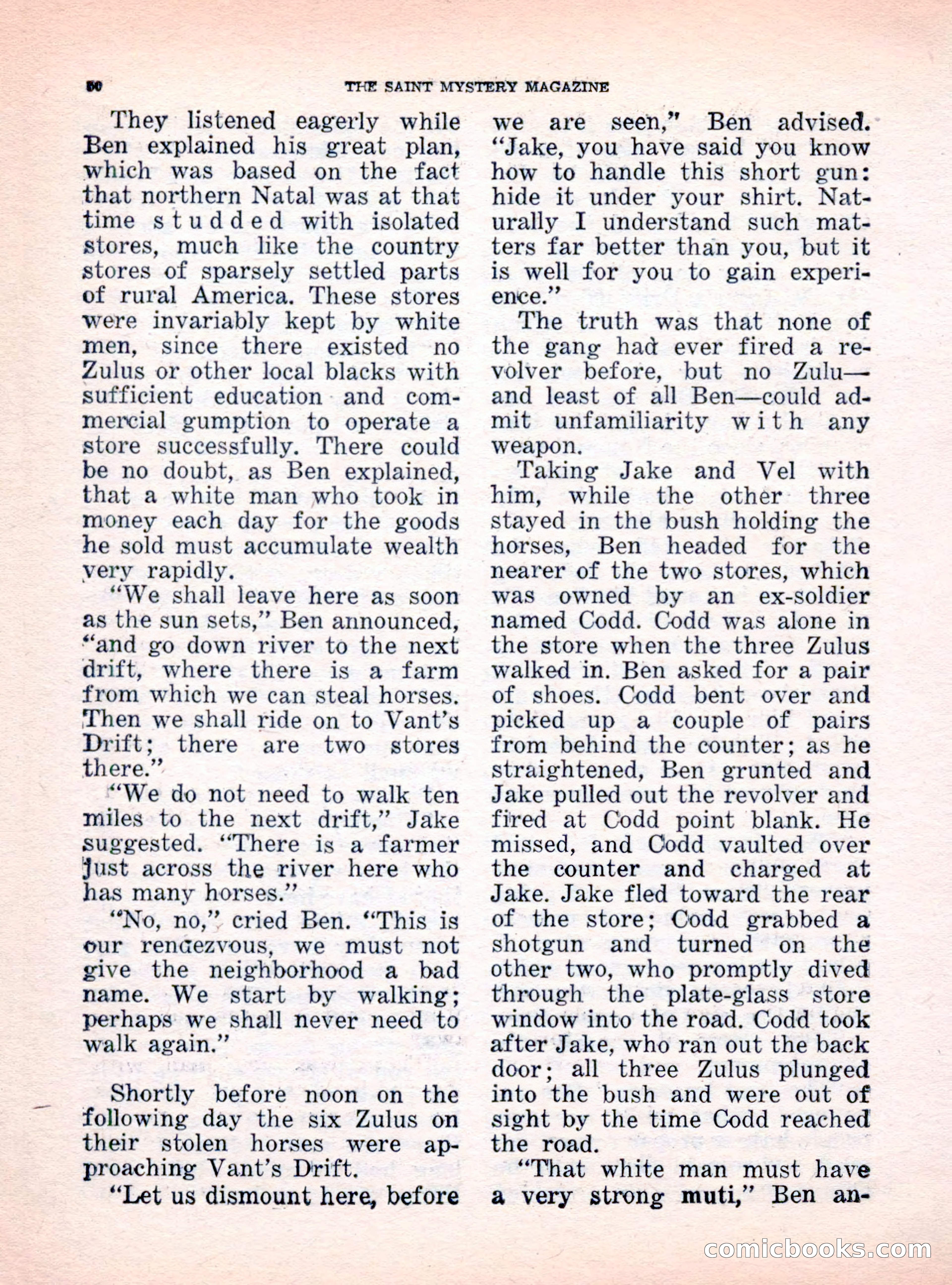 The Saint Mystery Magazine, October 1962 — page 52 of 132